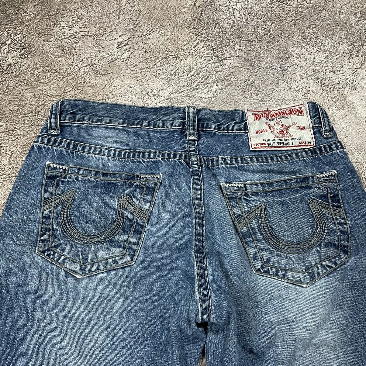 Vintage Vintage Y2K True Religion Distressed Shorts Skate Swag 36 Size US 36 / EU 52 - 5 Thumbnail