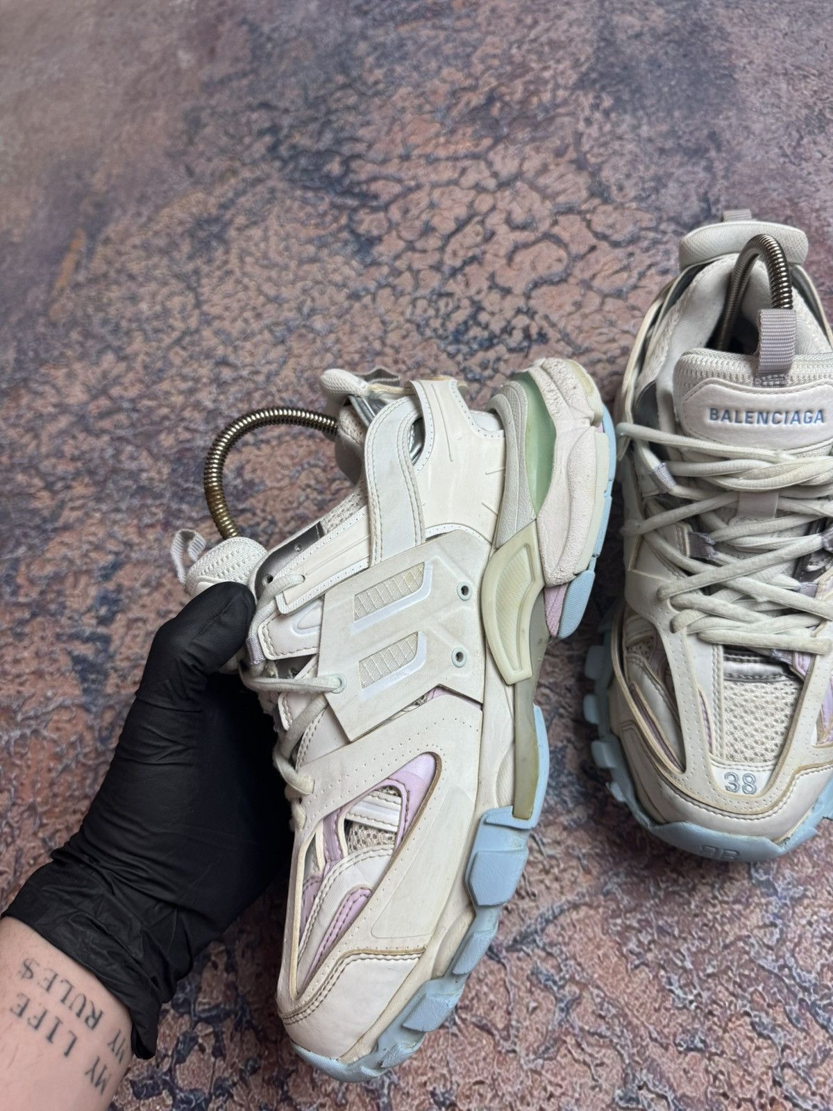 Balenciaga Womens Balenciaga Track Easter Size US 8 / IT 38 - 3 Thumbnail