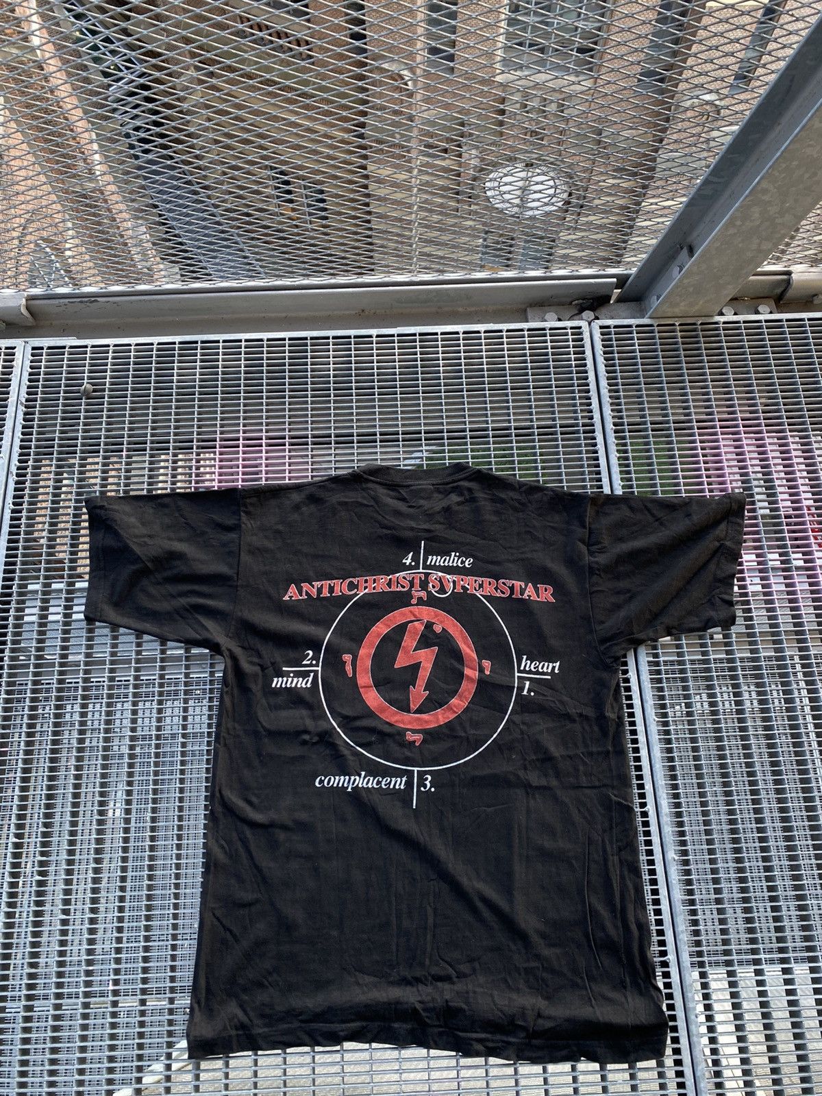 Band Tees Vintage 90s Marilyn Manson Antichrist Super Star T-Shirt Size US XL / EU 56 / 4 - 12 Thumbnail