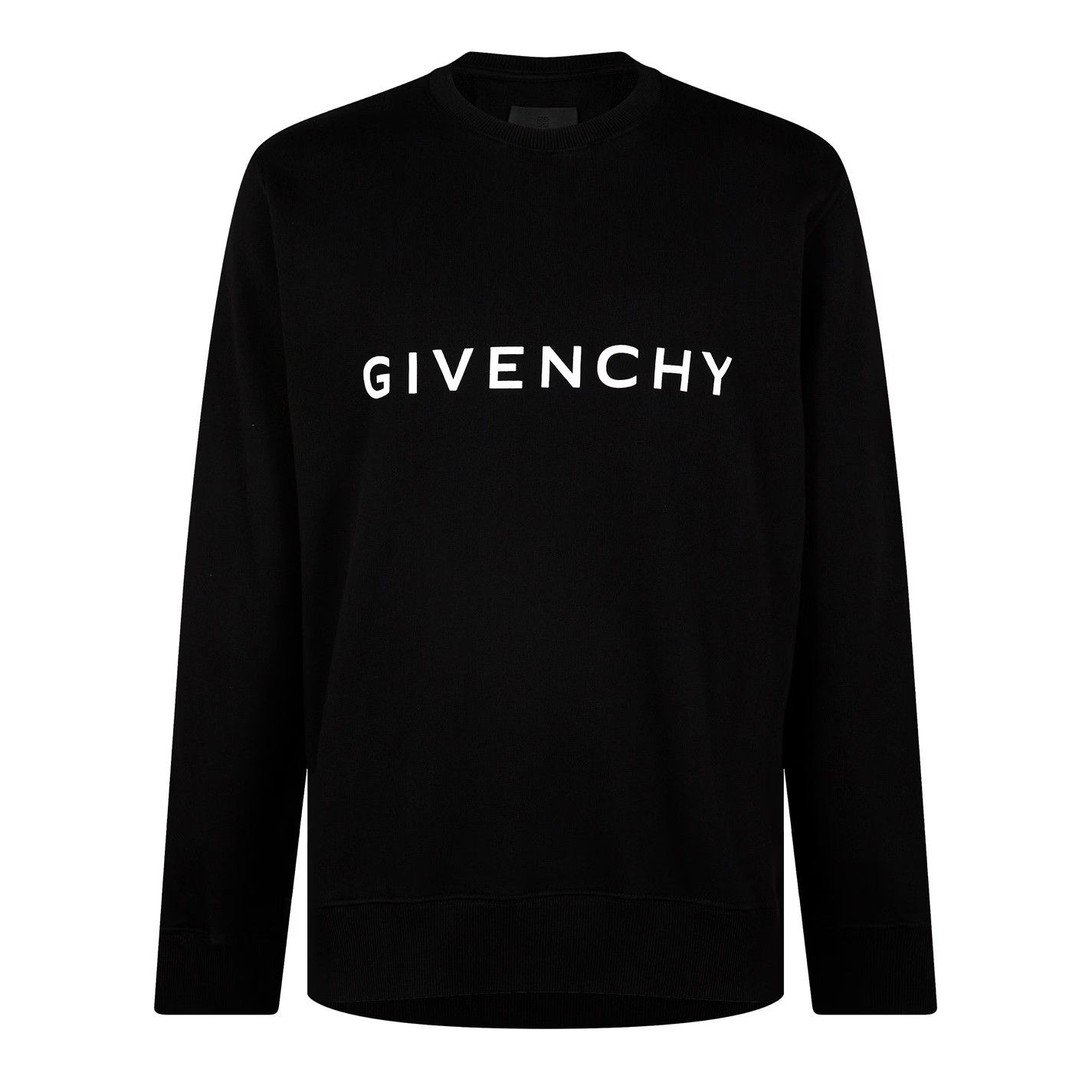 Givenchy o1g2r1mq0426 Logo Cotton Archetype Sweatshirt in Black Size US XL / EU 56 / 4 - 1 Thumbnail