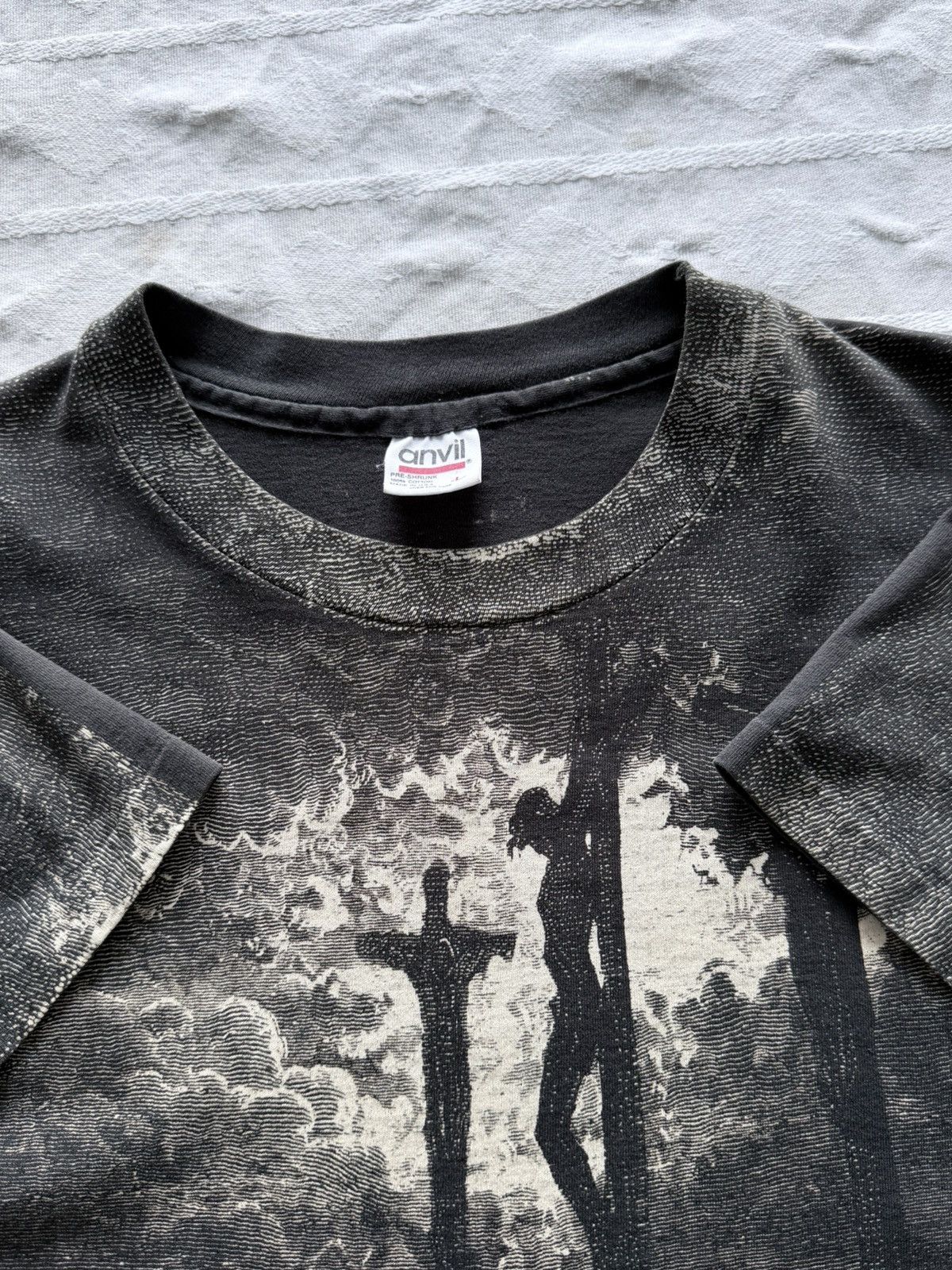 Vintage Vintage 90s Gustave Dore Jesus AOP Art T-Shirt Tee Size US L / EU 52-54 / 3 - 12 Thumbnail