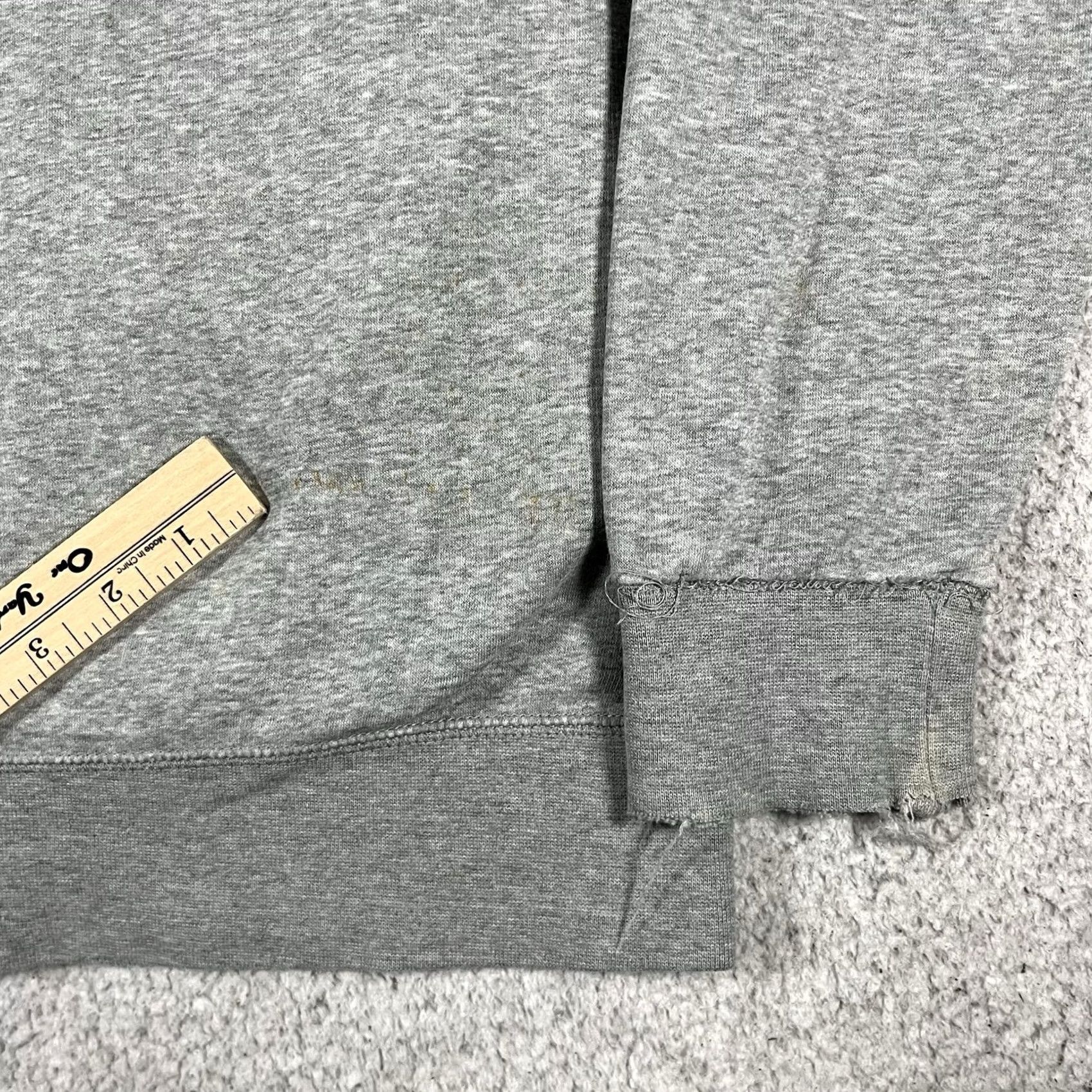 Jordan Brand Air Jordan Hoodie Men L Gray Full Zip Jumpman Basketball Sweatshirt Classic Size US L / EU 52-54 / 3 - 3 Thumbnail