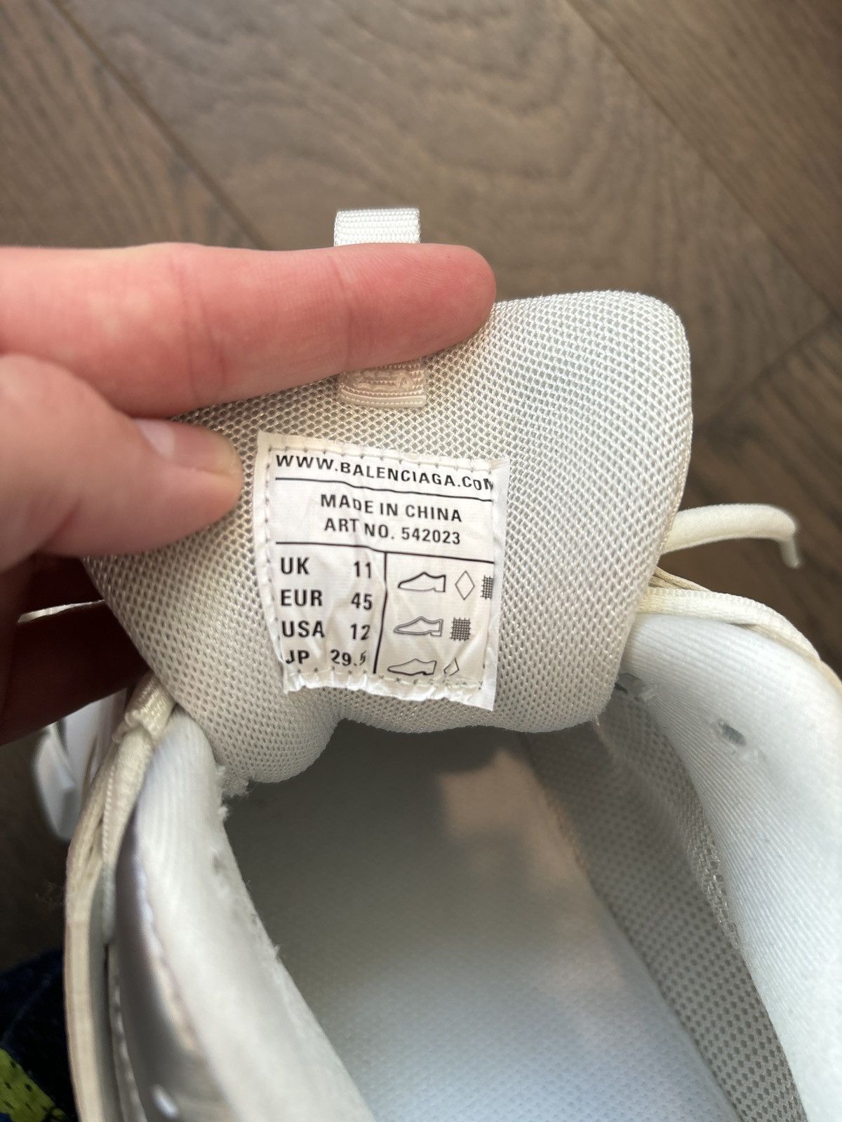 Balenciaga × Designer Balenciaga Track Sneaker White Size 45/12 Size US 12 / EU 45 - 7 Thumbnail