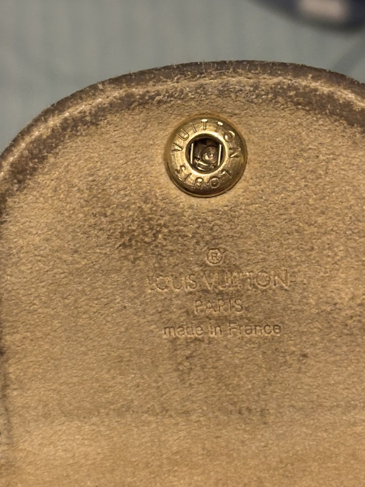 Louis Vuitton monogram clip on pouch
