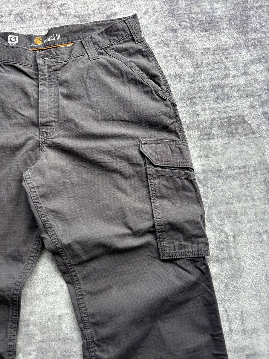 Carhartt Carhartt Force Relaxed Fit Grey Cargo Work Pants Size US 36 / EU 52 - 4 Thumbnail