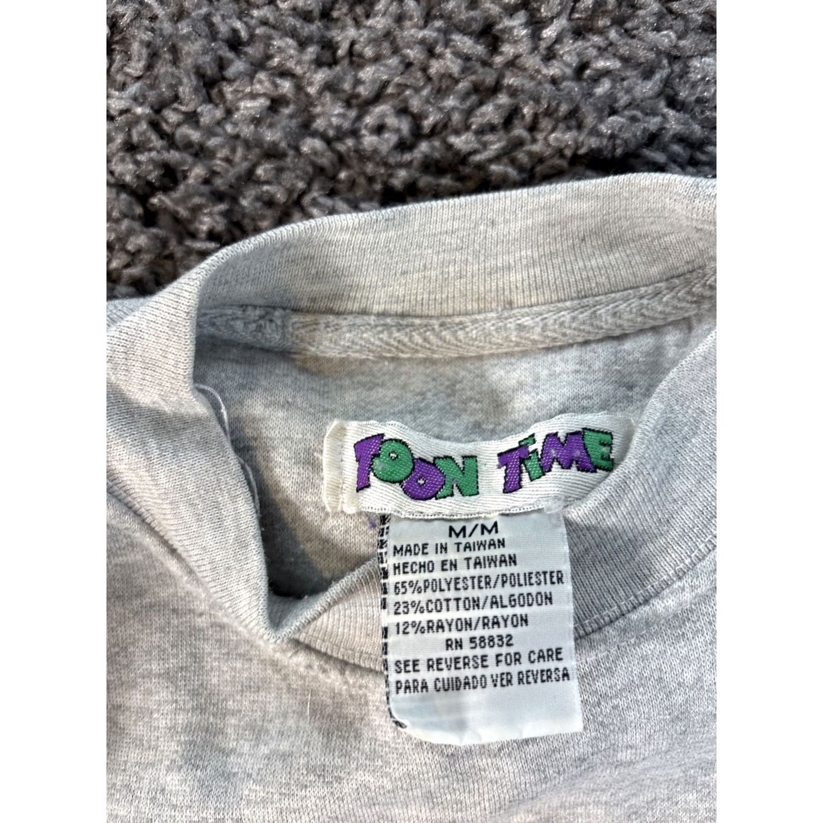 Vintage VINTAGE Tune Time Sweatshirt Stripe Embroidered 90s Mens M White Crew Neck Pullover Fleece Size US M / EU 48-50 / 2 - 4 Thumbnail