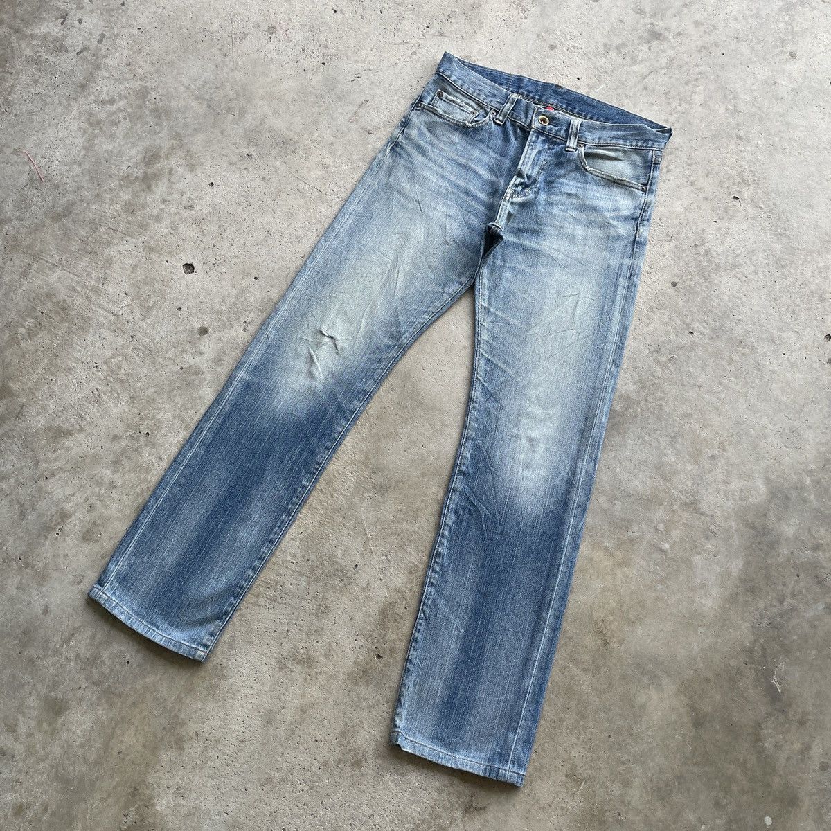 Japanese Brand W32x31.5 Vintage Japanese Denim Faded Jeans Pants Size US 32 / EU 48 - 2 Thumbnail