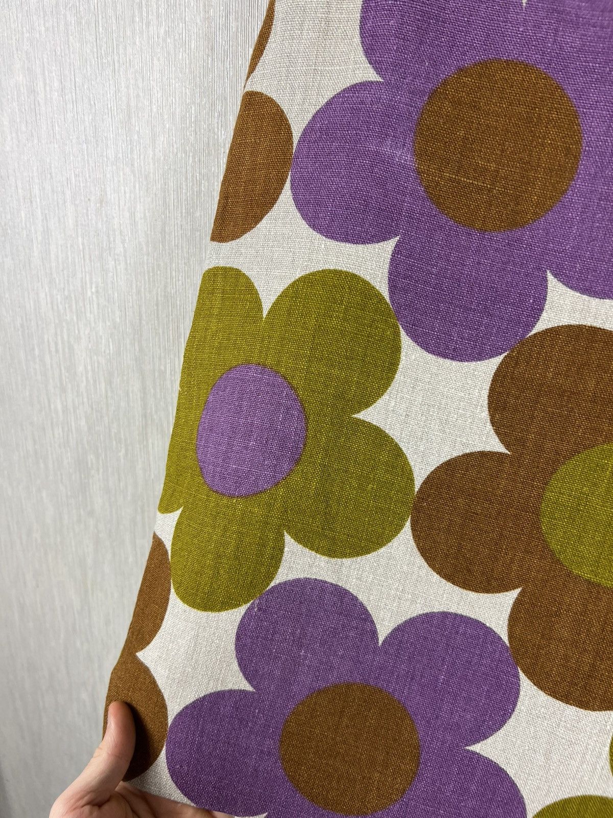 Celine Vintage Celine France linen full print floral mini skirt Size 27" / US 4 / IT 40 - 8 Thumbnail