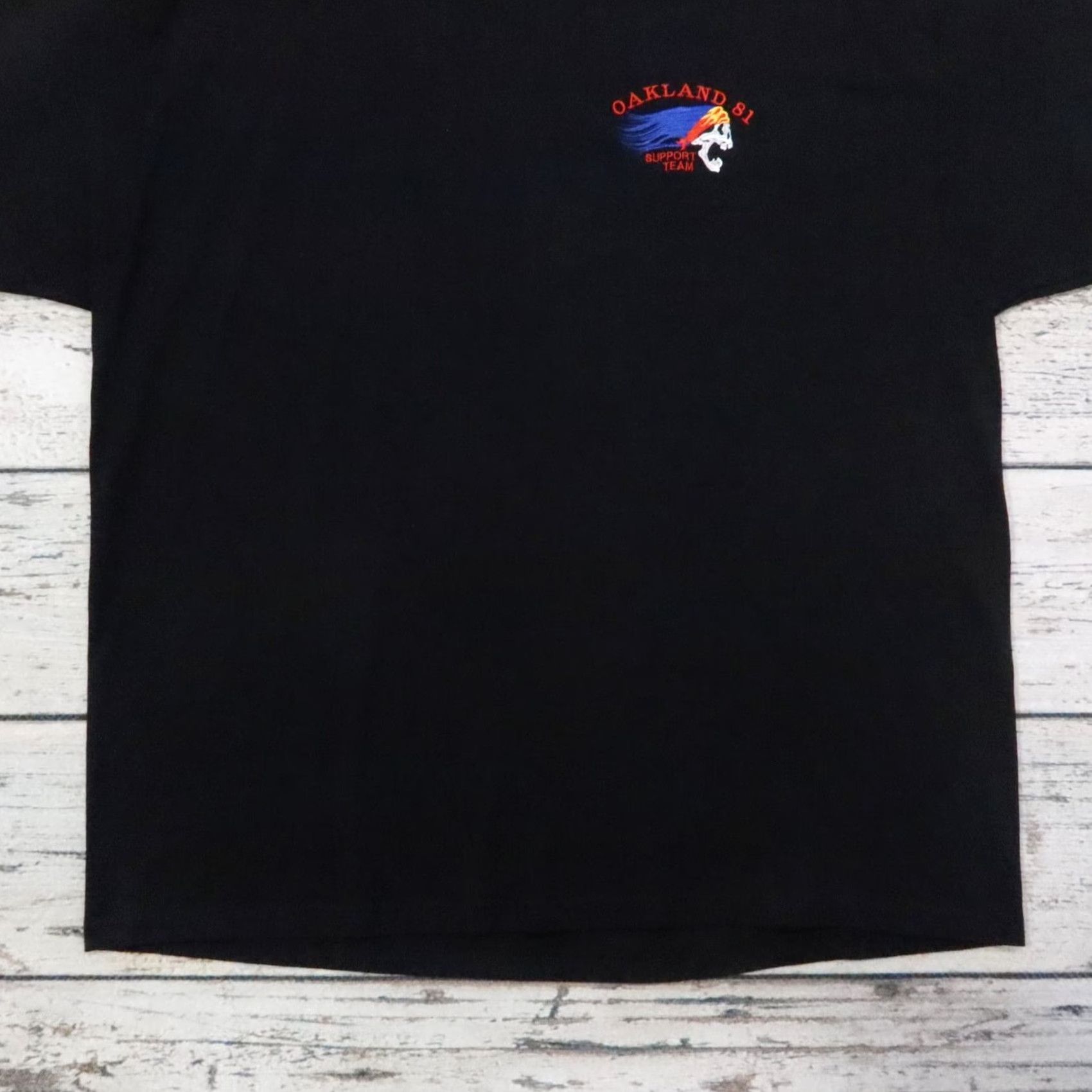 Fruit Of The Loom VINTAGE Hells Angel Support 81 Oakland MC Tshirt Shirt 2XL Black Mens XL Motorcycle Club Size US XL / EU 56 / 4 - 3 Thumbnail