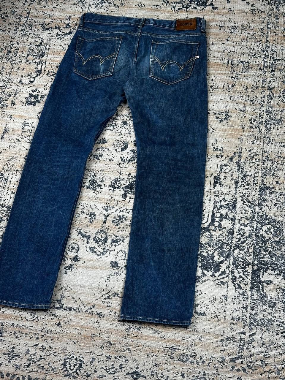 Edwin VINTAGE EDWIN Raw Denim Blue Made In Japan Jeans Size US 32 / EU 48 - 13 Thumbnail