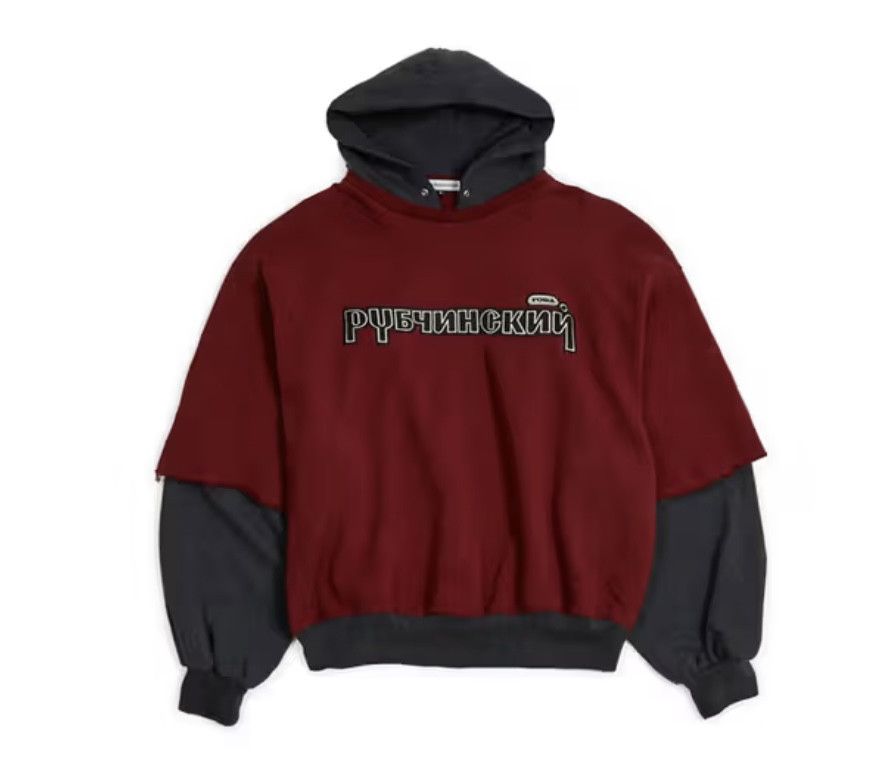 Gosha Rubchinskiy Gosha Rubchinskiy SS18 Double Layer Hoodie Size US L / EU 52-54 / 3 - 1 Thumbnail