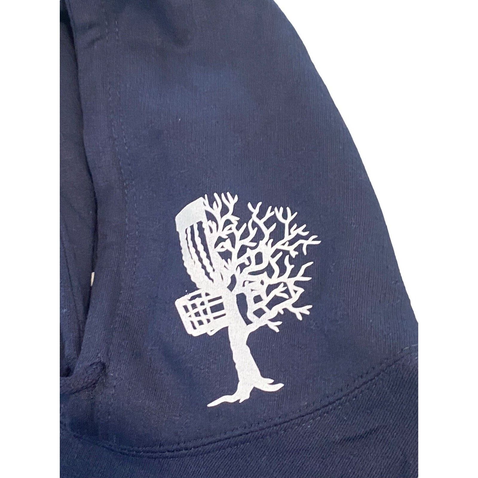 The Unbranded Brand Disc Golf DNA Custom Pullover Hoodie Size L Navy Blue Size US L / EU 52-54 / 3 - 3 Thumbnail