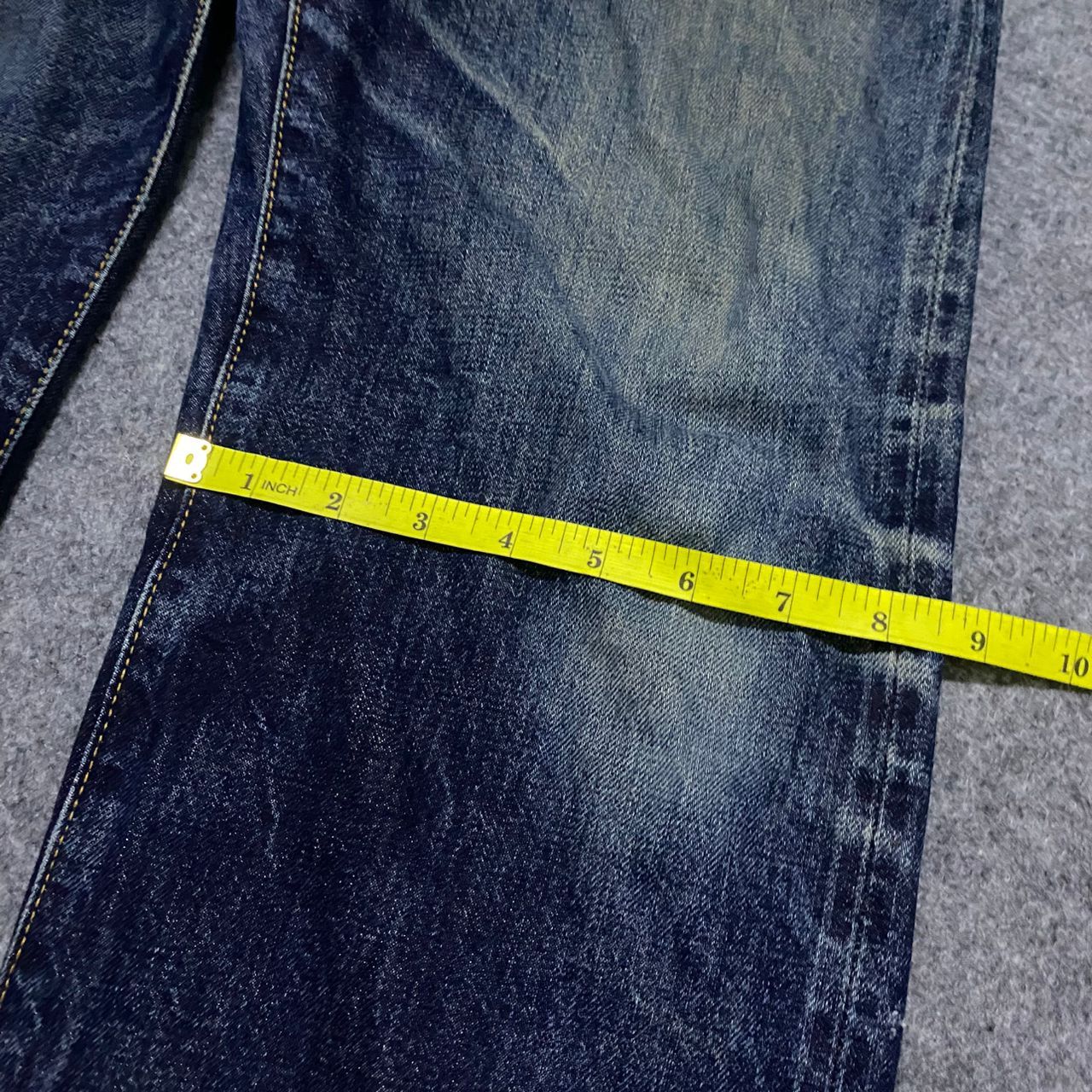 Japanese Brand 💥Rare💥Vintage Studio D Artisan Selvedge Distressed Denim Size US 33 - 7 Thumbnail