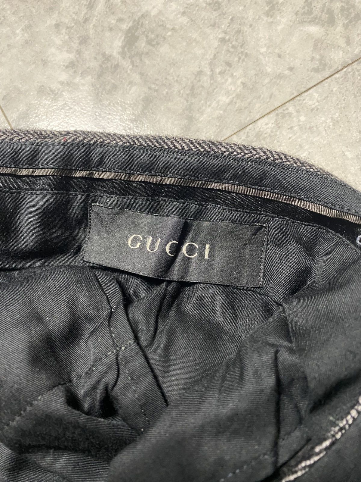 Gucci GUCCI TOMFORD STRIPED WOOL PANTS Size 30" / US 8 / IT 44 - 11 Thumbnail