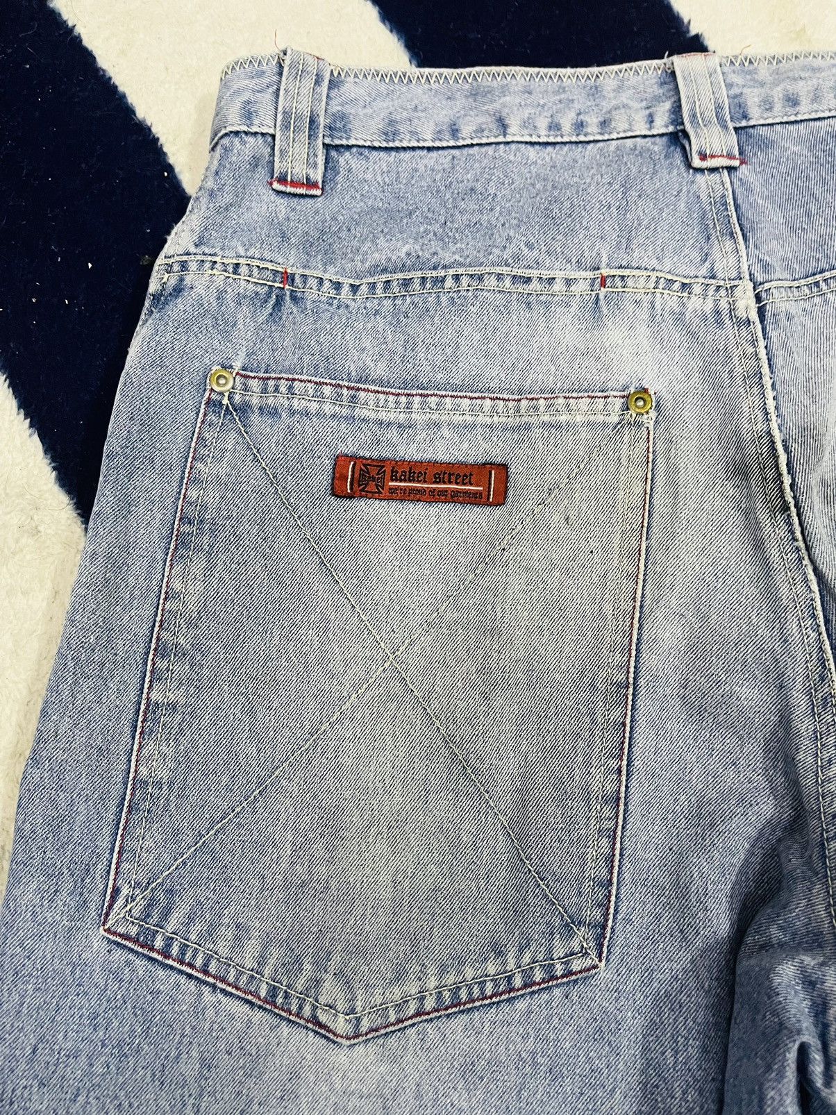 Japanese Brand Kakei Street Baggy Jeans (13) Size US 34 / EU 50 - 4 Thumbnail