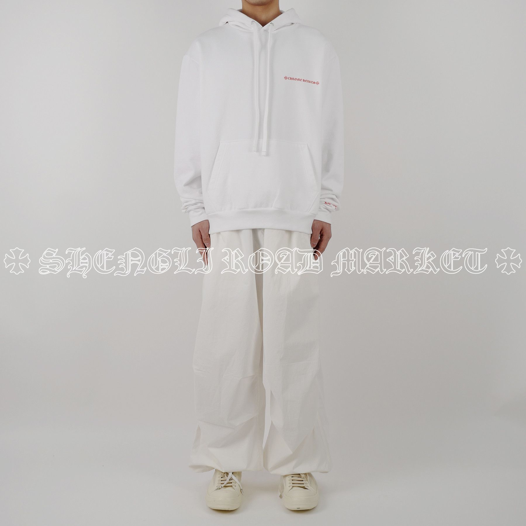 Chrome Hearts Chrome Hearts LLS “Love You” Portrait Red Letter Hoodie Size S / US 4 / IT 40 - 17 Thumbnail