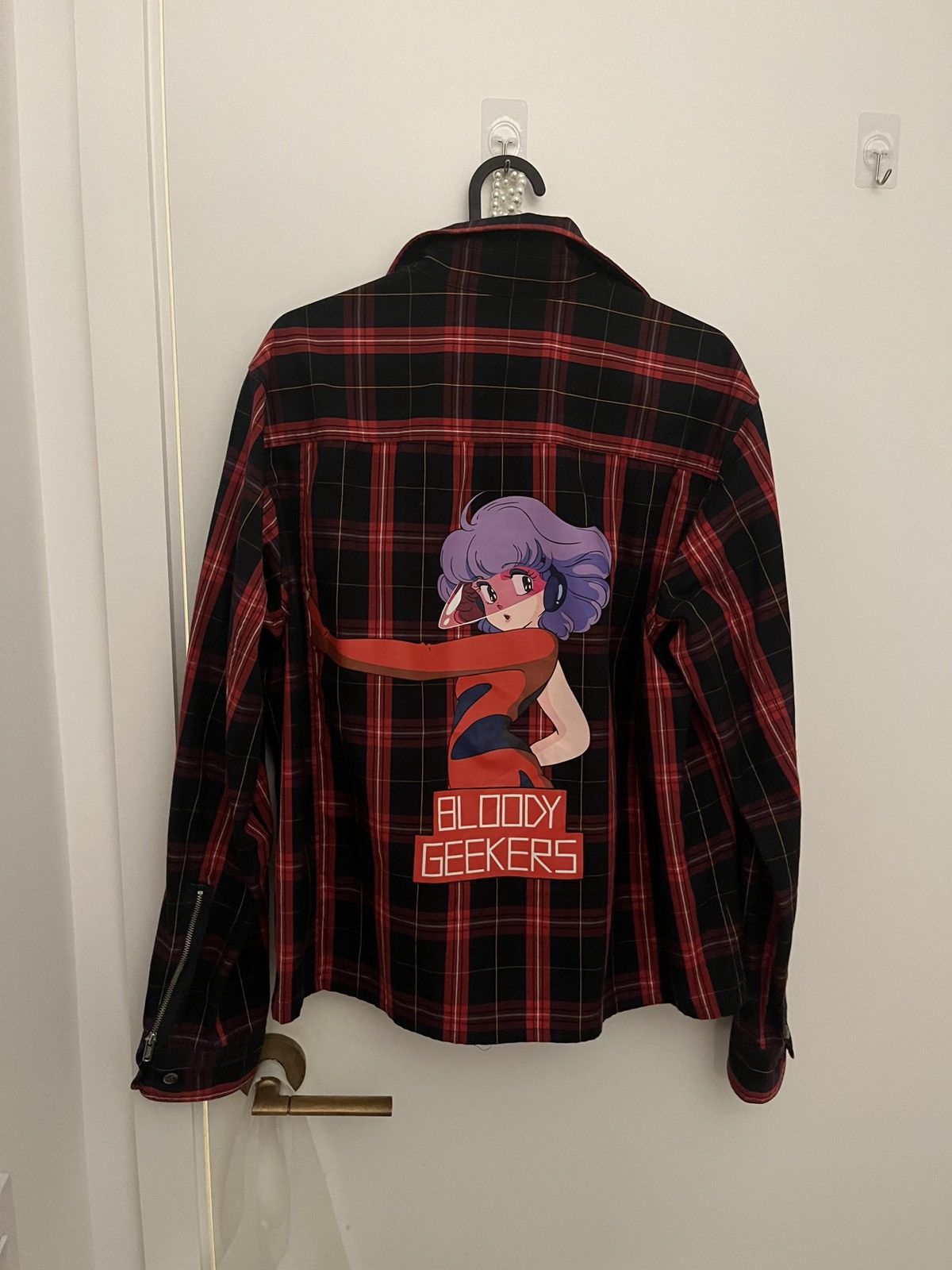 Jun Takahashi Undercover Bloody Geekers plaid button up Size US M / EU 48-50 / 2 - 1 Thumbnail