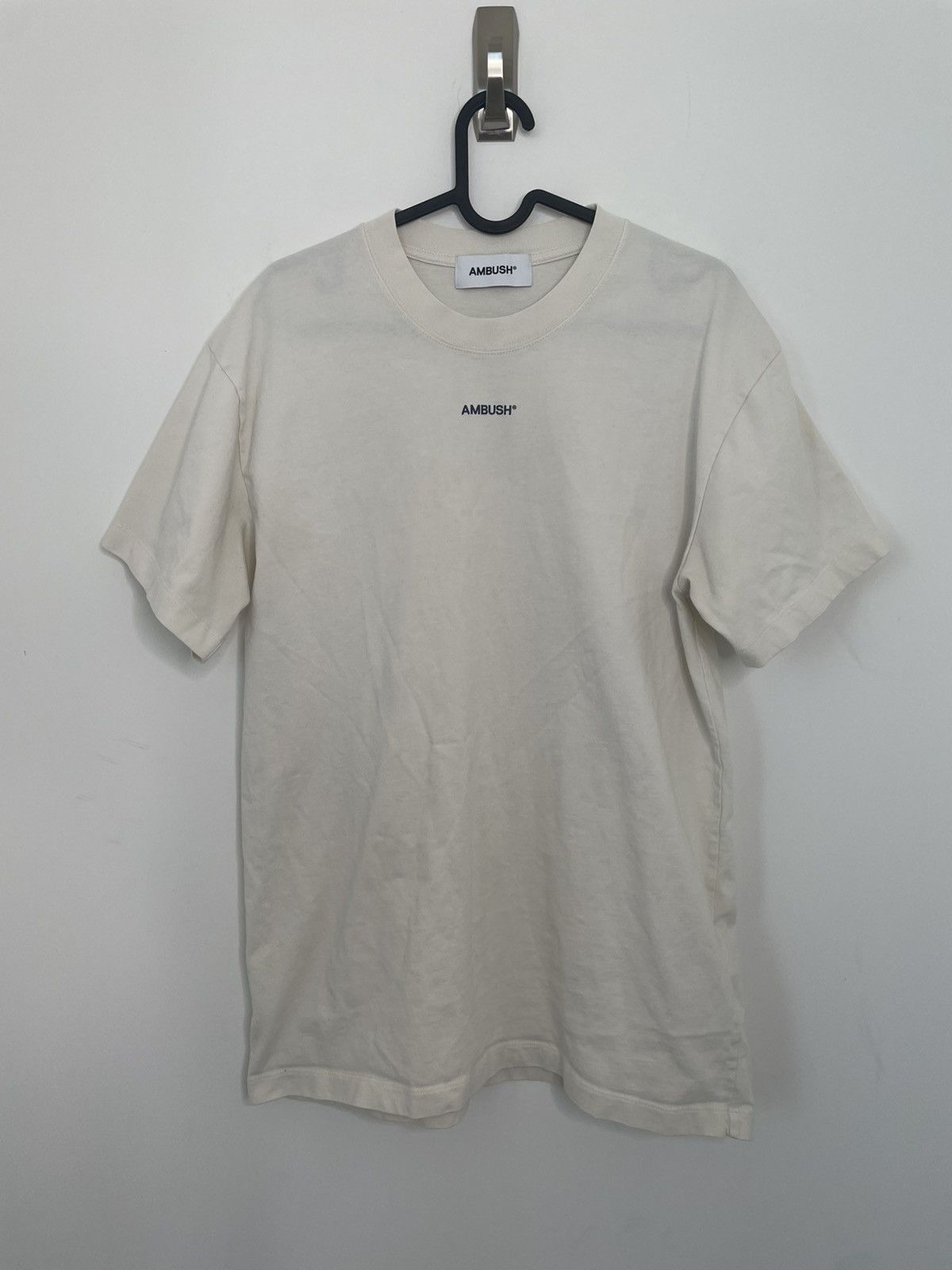 Ambush Design Ambush T Shirt XL Logo Japan Limited Edition Cream Medium Size US M / EU 48-50 / 2 - 1 Thumbnail