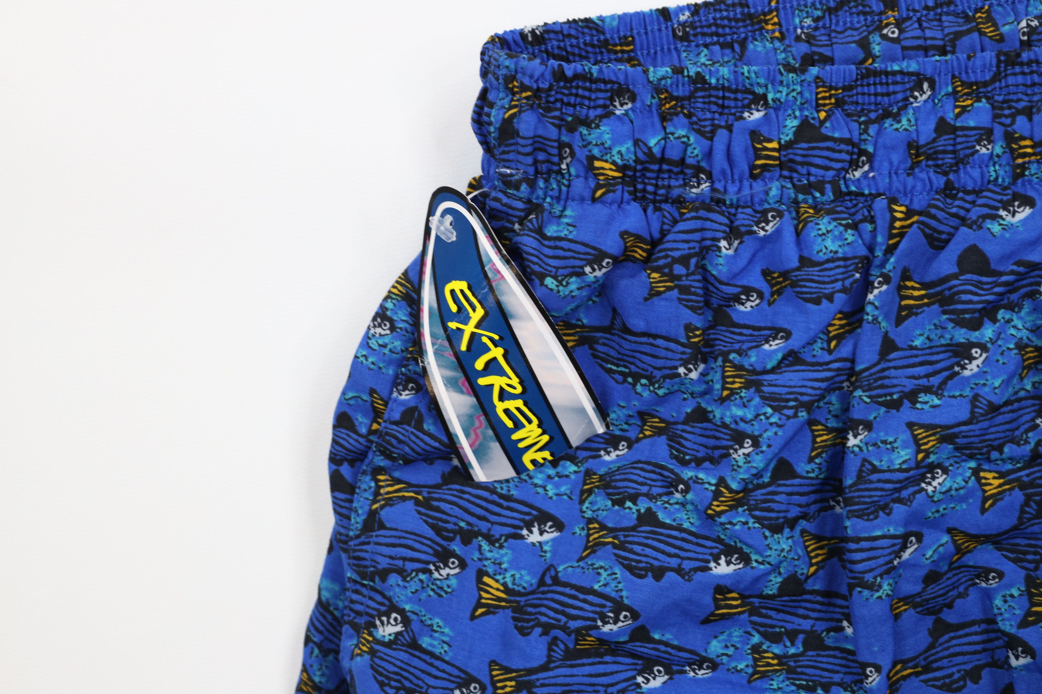 Vintage Deadstock Vintage 90s Streetwear Print Lined Shorts Trunks Size US 36 / EU 52 - 3 Thumbnail