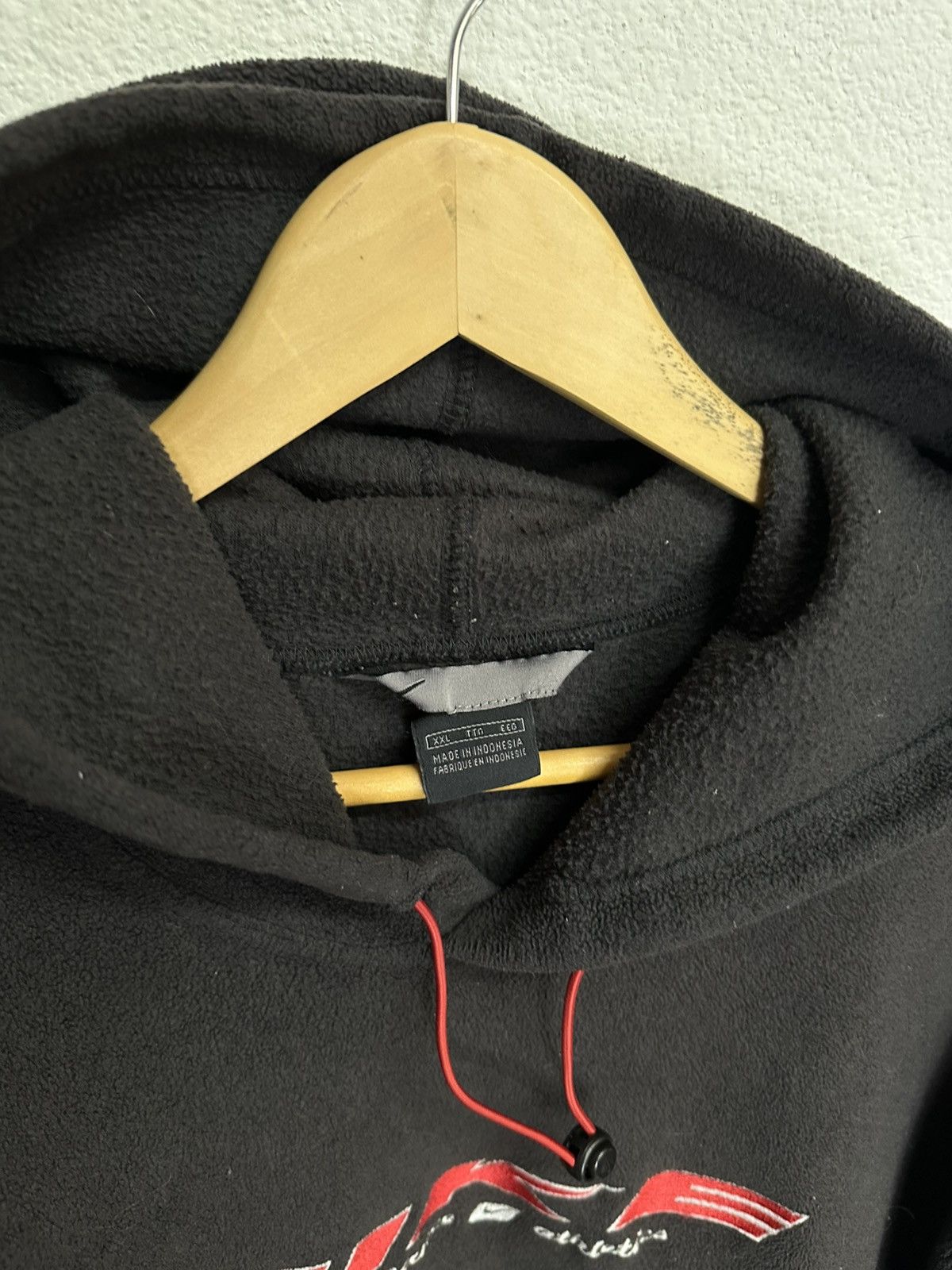 Nike Y2K Nike Spellout Fleece Hoodie Size US XXL / EU 58 / 5 - 3 Thumbnail