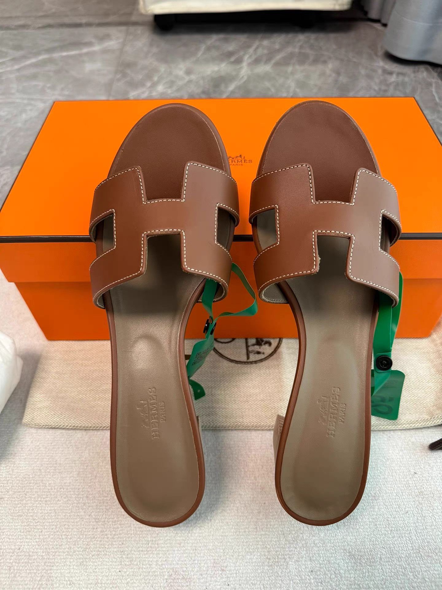 Hermes Hermès Oasis Low-Heel Sandals K6 Size US 9.5 / IT 39.5 - 4 Thumbnail