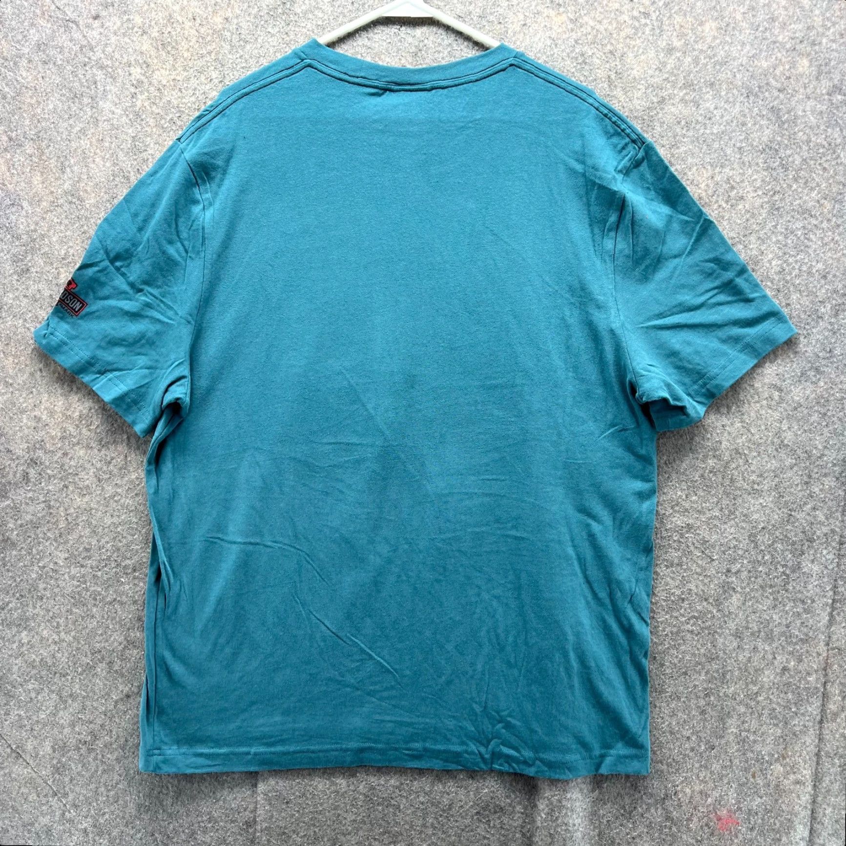 Harley Davidson Harley-Davidson Shirt Men XL Teal Blue Motorcycle Biker Casual Tee 2019 NEW Size US XL / EU 56 / 4 - 2 Thumbnail