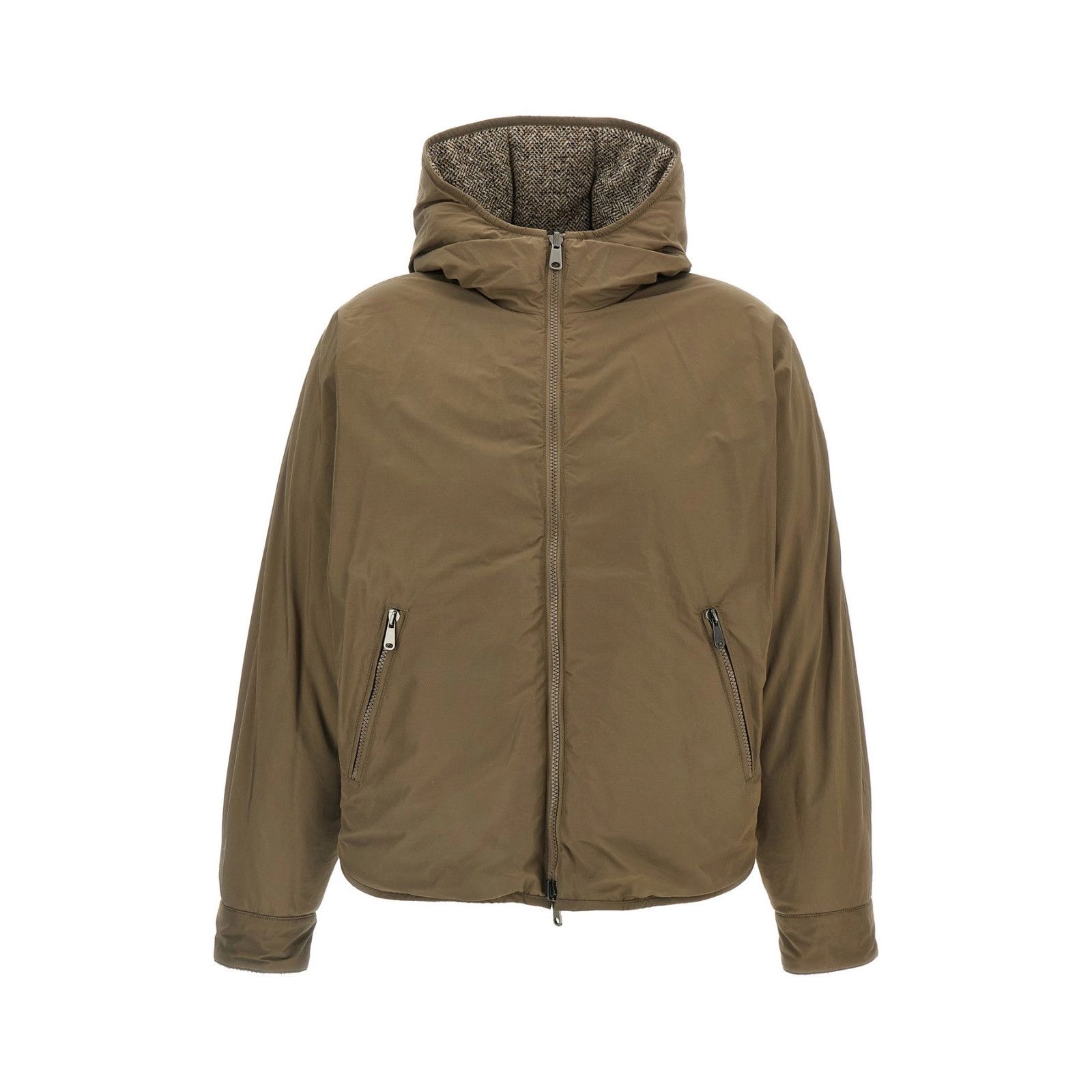 Brunello Cucinelli BRUNELLO CUCINELLI $6100 Rope Silk/Wool Down Jacket New & Au Size M / US 6-8 / IT 42-44 - 3 Thumbnail