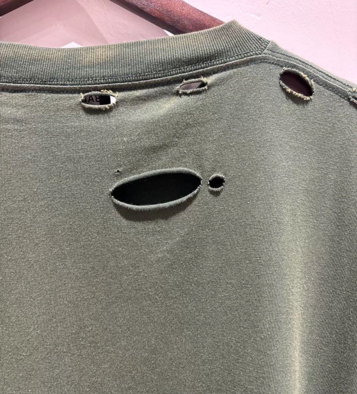 Balenciaga BALENCIAGA unisex perforated short sleeved shirt Size US M / EU 48-50 / 2 - 5 Thumbnail