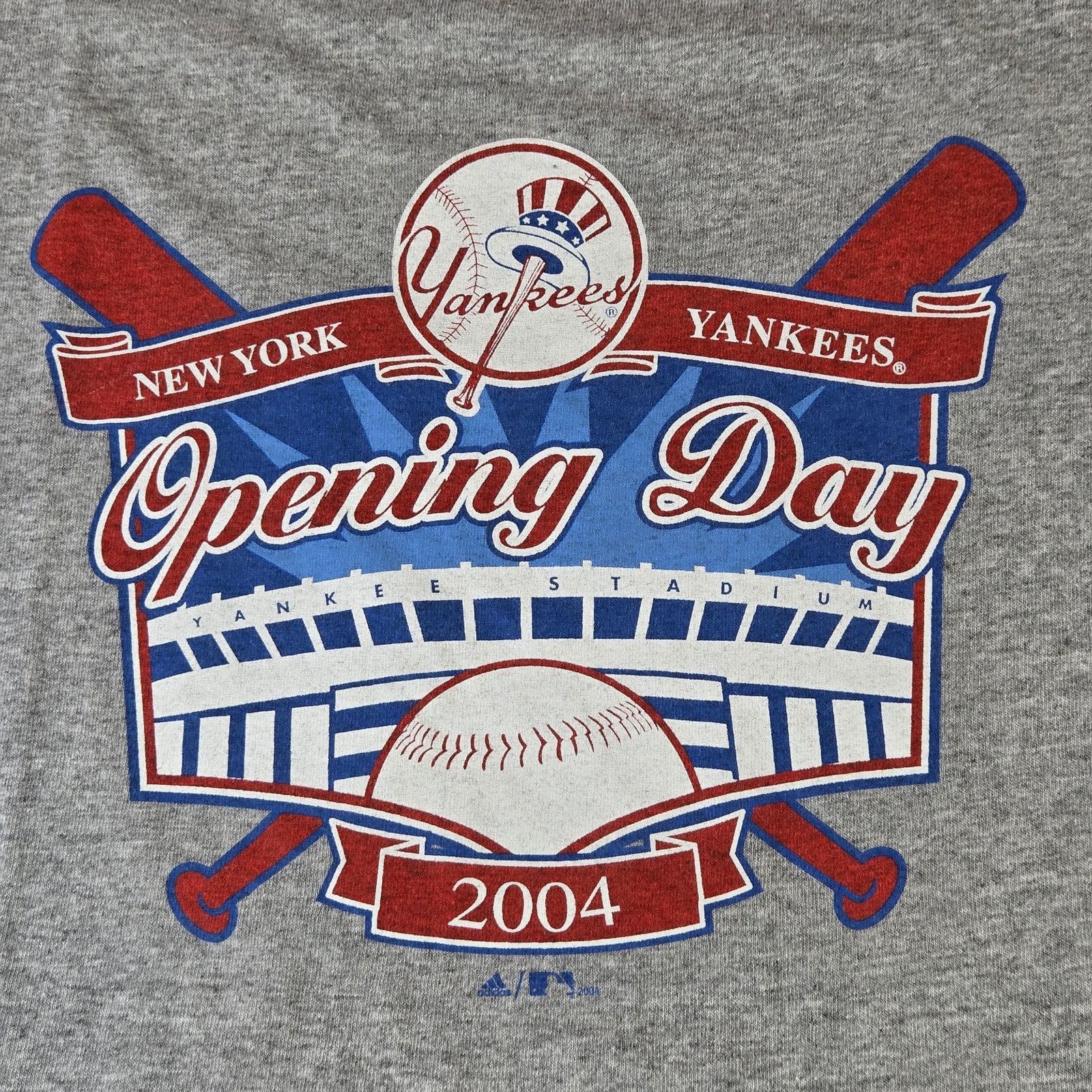 Adidas Adidas Yankees 2004 Opening Day T Shirt Size L Size US L / EU 52-54 / 3 - 3 Thumbnail