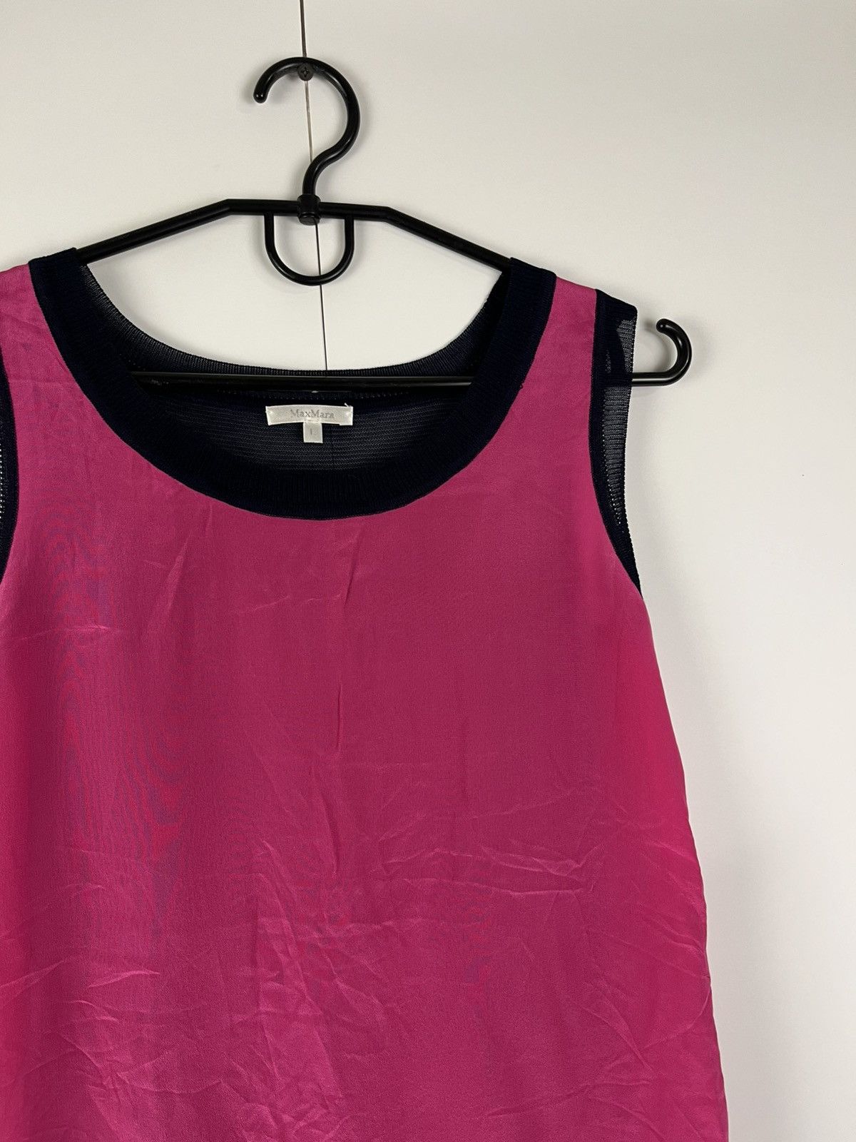 Max Mara Max Mara Luxury Knitted Silk Top Size L / US 10 / IT 46 - 3 Thumbnail