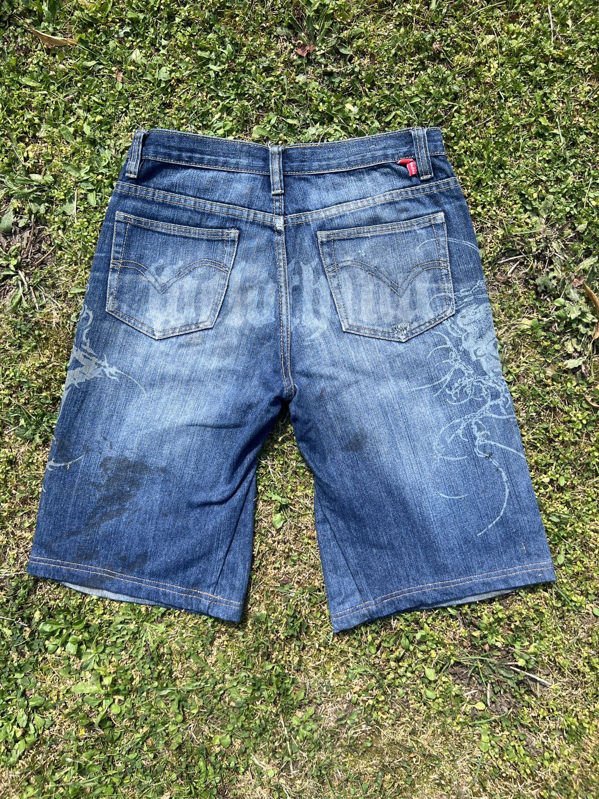 Vintage Grunge Workwear Gothic jorts Size US 32 / EU 48 - 1 Thumbnail
