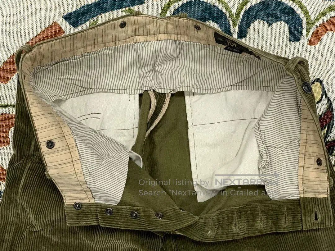 RRL Ralph Lauren RRL Vintage Corduroy Overall Wide. Size US 32 / EU 48 - 6 Thumbnail