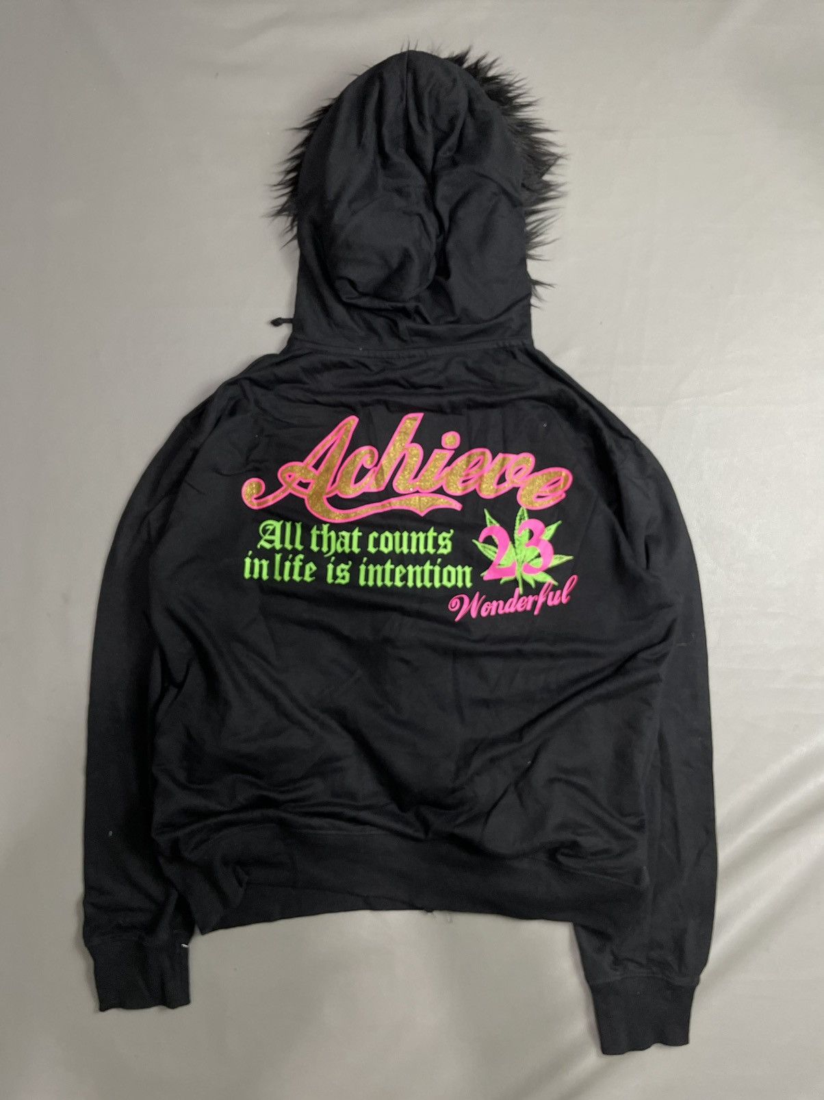 Japanese Brand Master Cast Poem Zip Fur Hoodie Size US XL / EU 56 / 4 - 3 Thumbnail