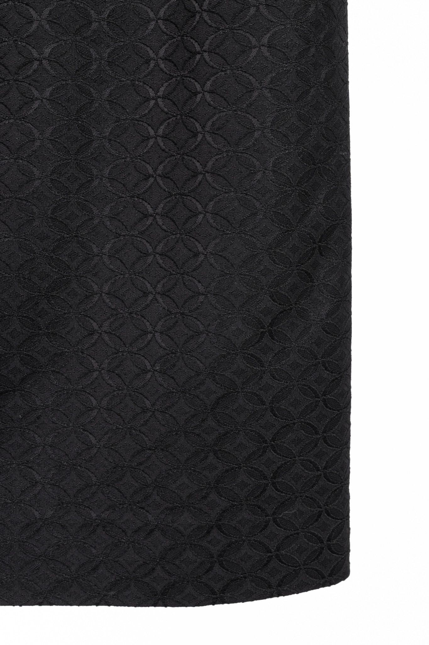 Piazza Sempione Piazza Sempione Black Geometric-Jacquard Cowl-Neck Dress Size M / US 6-8 / IT 42-44 - 7 Thumbnail