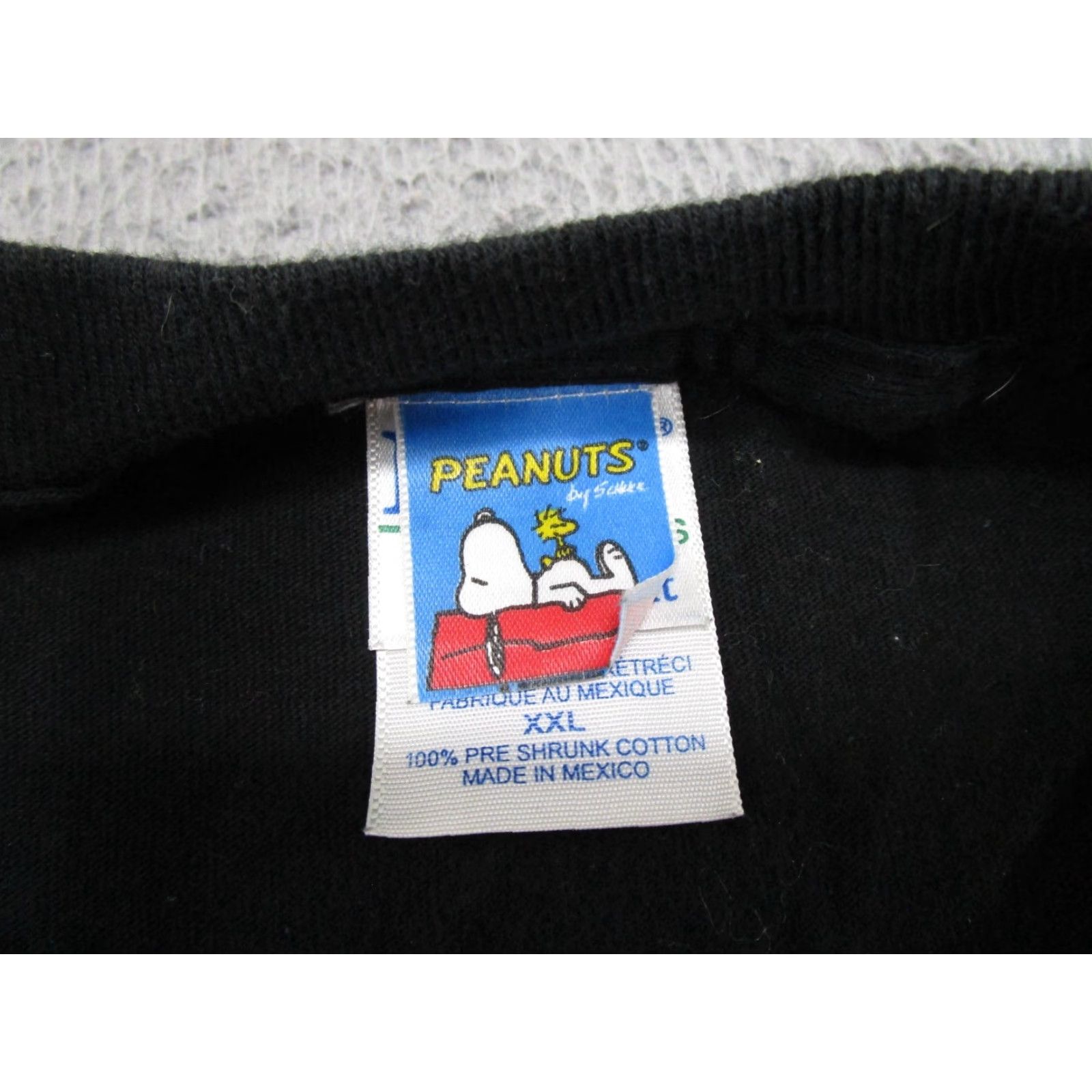 Peanuts VINTAGE Peanuts T-Shirt Graphic Print Snoopy Poker Dogs 2XL Black Cotton Men 90s Cartoon Gaming Shirts Mens Size US XXL / EU 58 / 5 - 3 Thumbnail