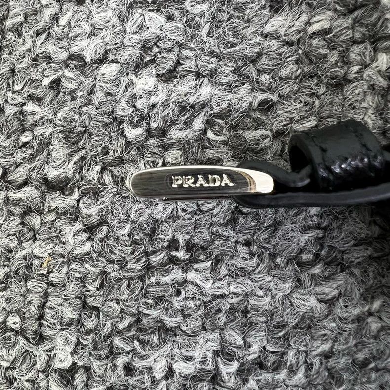 Prada Prada Cross-patterned cowhide cross-body bag 2501-Nextarrow Size ONE SIZE - 5 Thumbnail