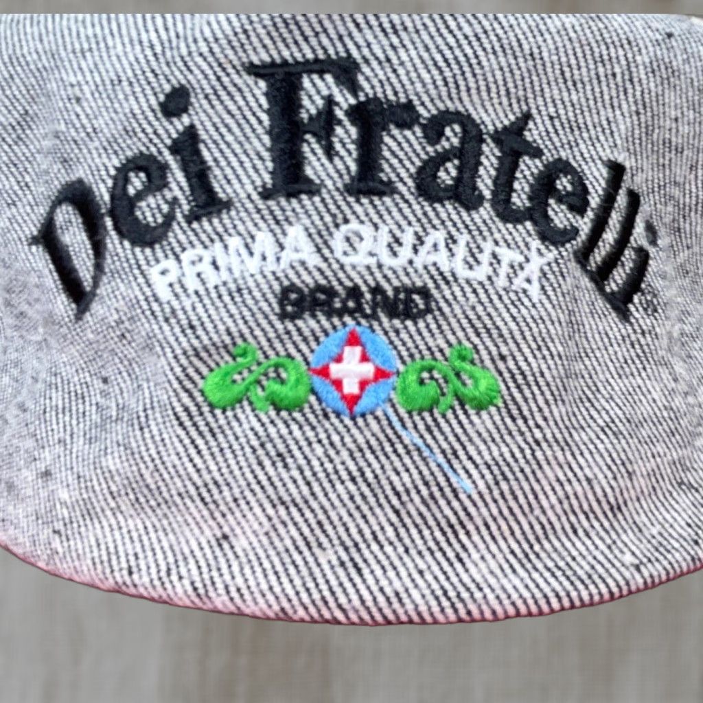 Denime VINTAGE K-products Trucker Hat Cap Snapback Gray Denim USA Farm 80s Dei Fratell Size ONE SIZE - 1 Thumbnail