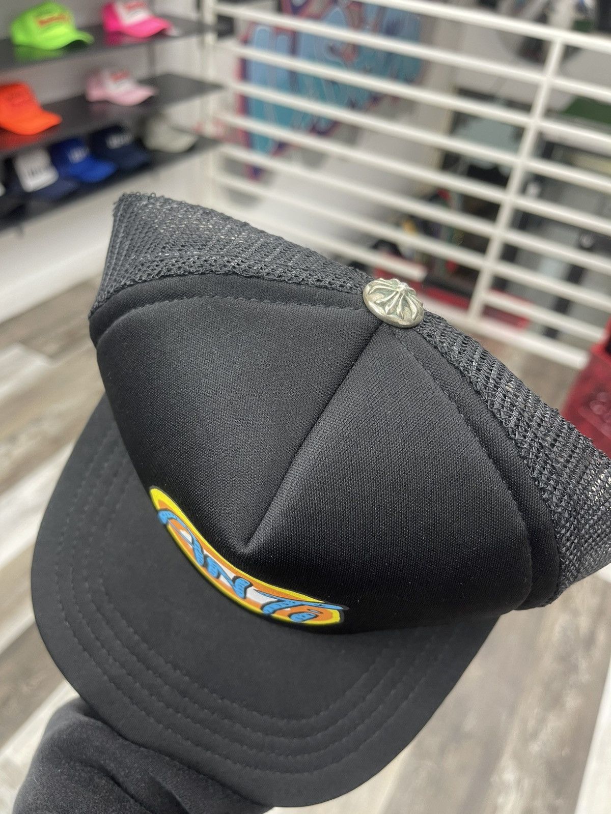 Chrome Hearts Chrome Hearts Sex Records trucker hat “Anti” Size 30 - 2 Thumbnail