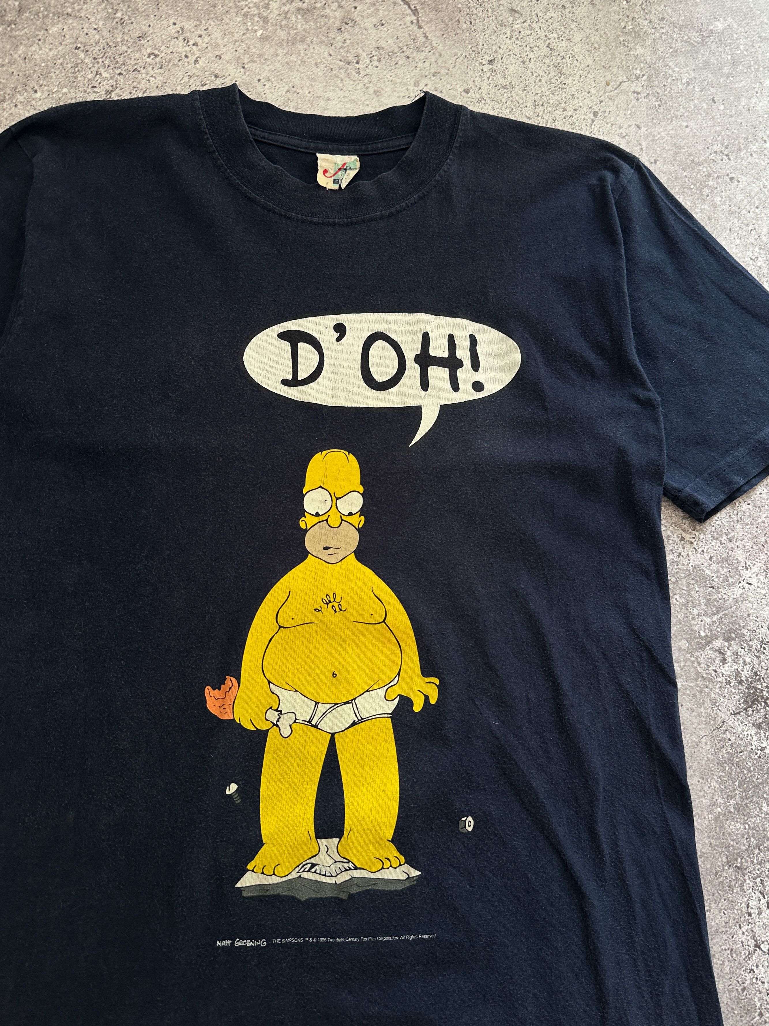 The Simpsons Vintage 1996 The Simpsons Homer T Shirt Size S / US 4 / IT 40 - 4 Thumbnail