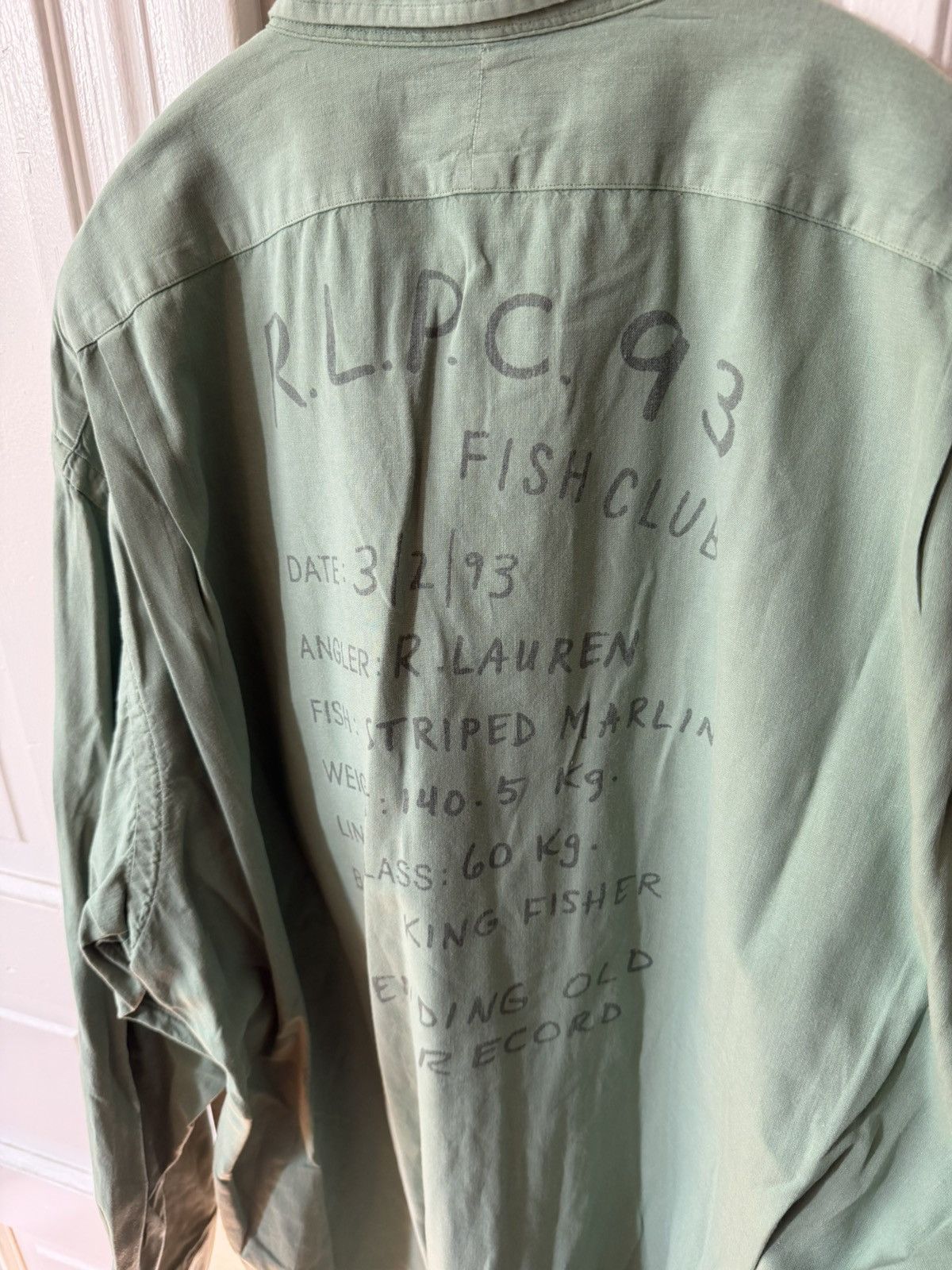 Polo Ralph Lauren Polo ralph lauren RLPC fish club 93 sage green Size US XL / EU 56 / 4 - 2 Thumbnail