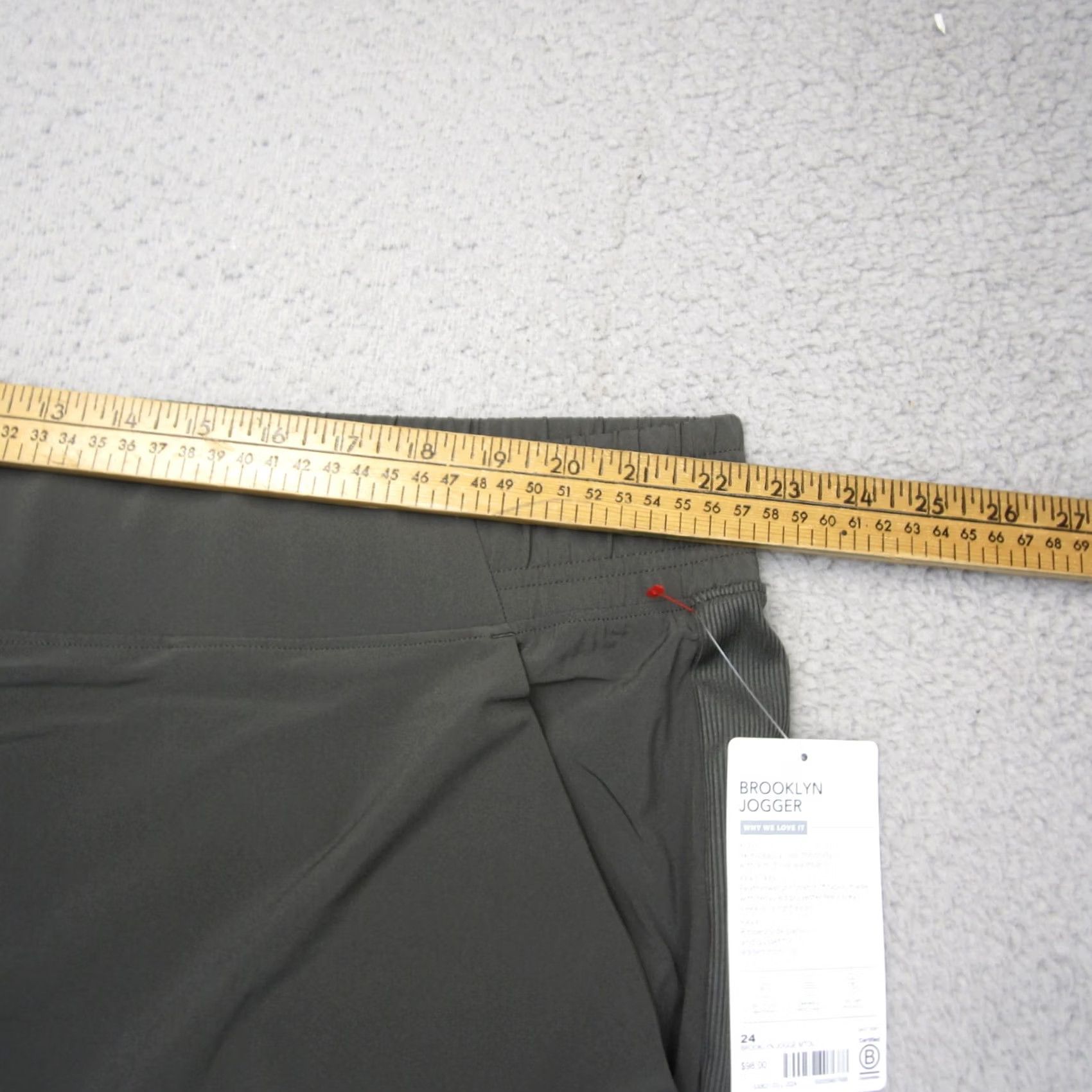 Athleta Athleta Brooklyn Jogger Womens 24 Green Performance Lightweight Casual Pants Size 30" / US 8 / IT 44 - 6 Thumbnail