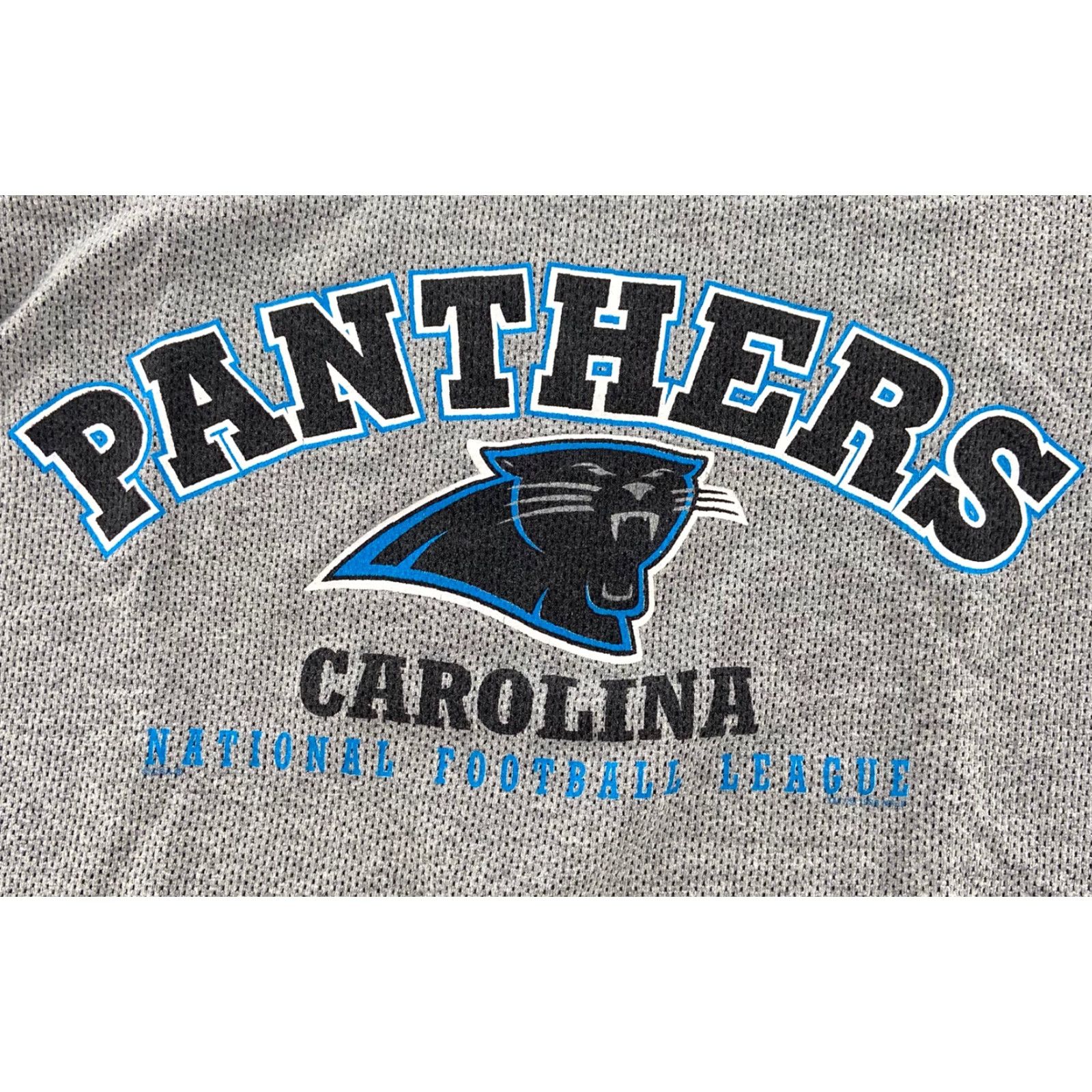 Vintage VINTAGE Carolina Panthers NFL Logo T-Shirt Men's M Gray 1998 90s USA Made Cotton Short Sleeve Logo Mens M Size US M / EU 48-50 / 2 - 3 Thumbnail