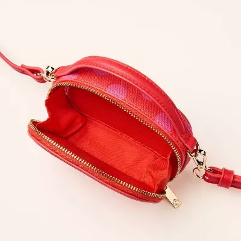 Kate Spade NWT Kate Spade X Target Pink Polka Dot Mini Crossbody Bag Size ONE SIZE - 4 Thumbnail