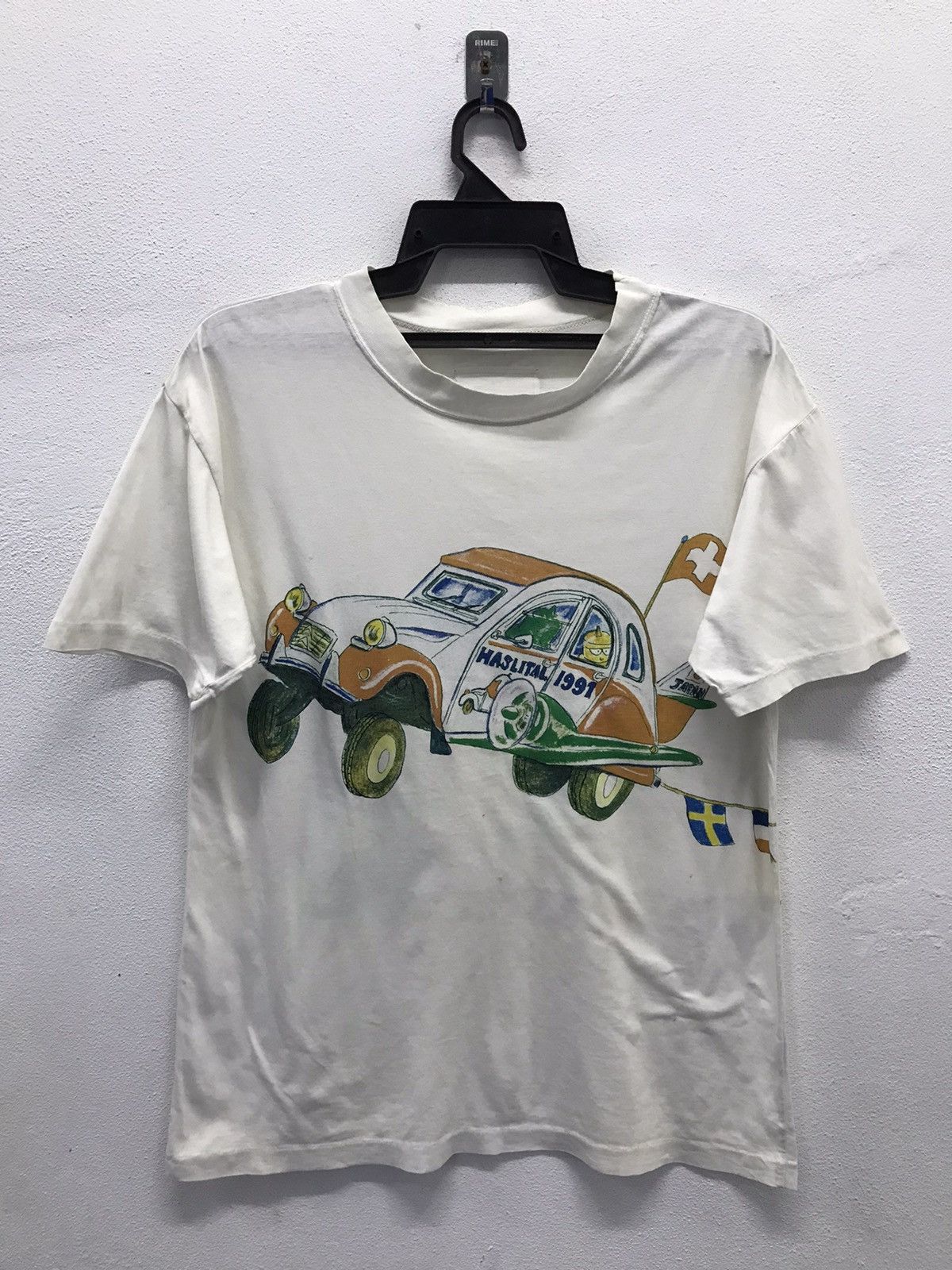 Japanese Brand × Vintage Vintage Studio 2cv deux chevaux Haslital 1991 Shirt Size US M / EU 48-50 / 2 - 1 Thumbnail