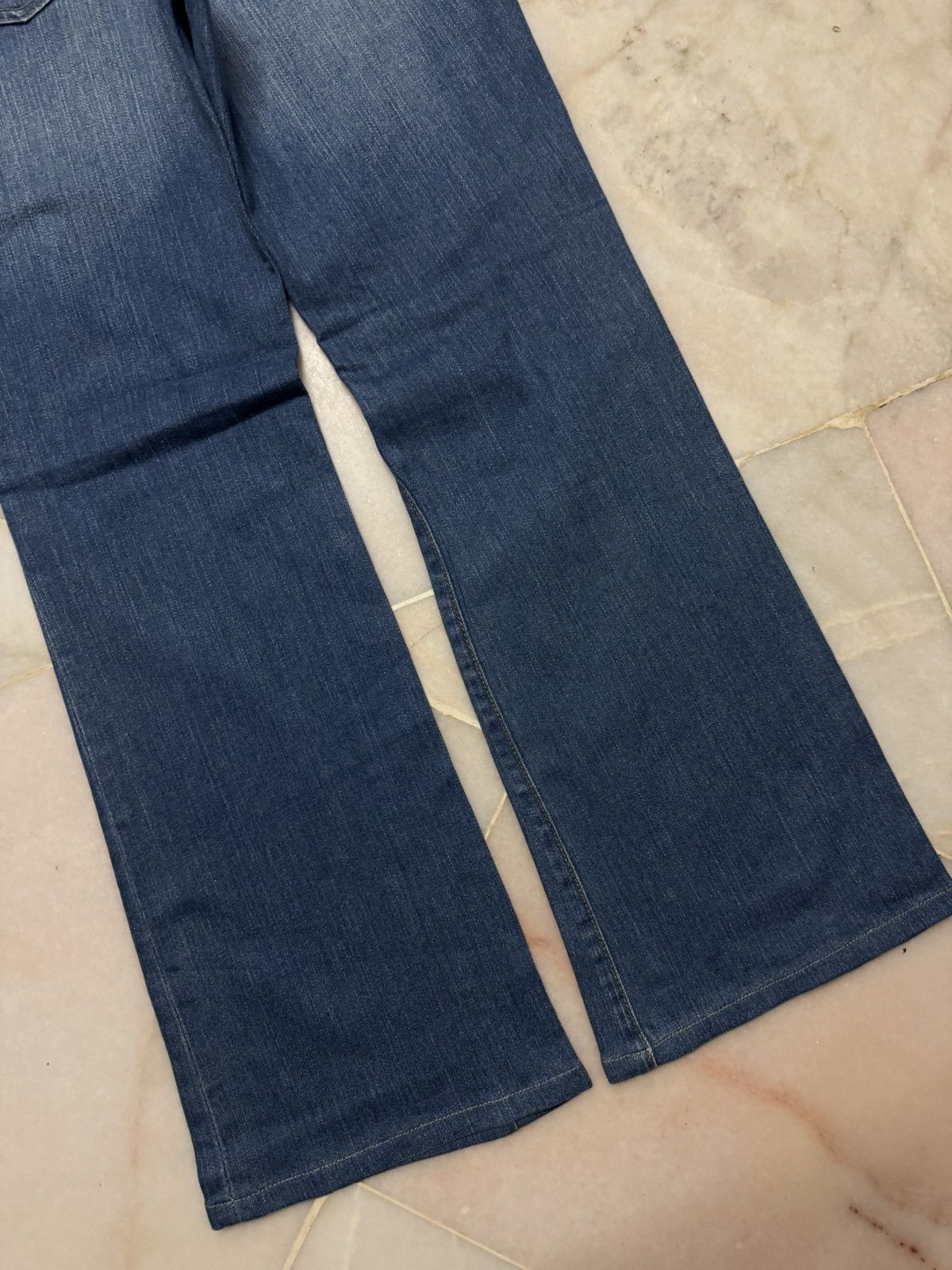Uniqlo 💥FLARE💥90s STYLE UNIQLO UJ MUDWASH BOOTCUT BLUE JEANS Size US 27 - 13 Thumbnail