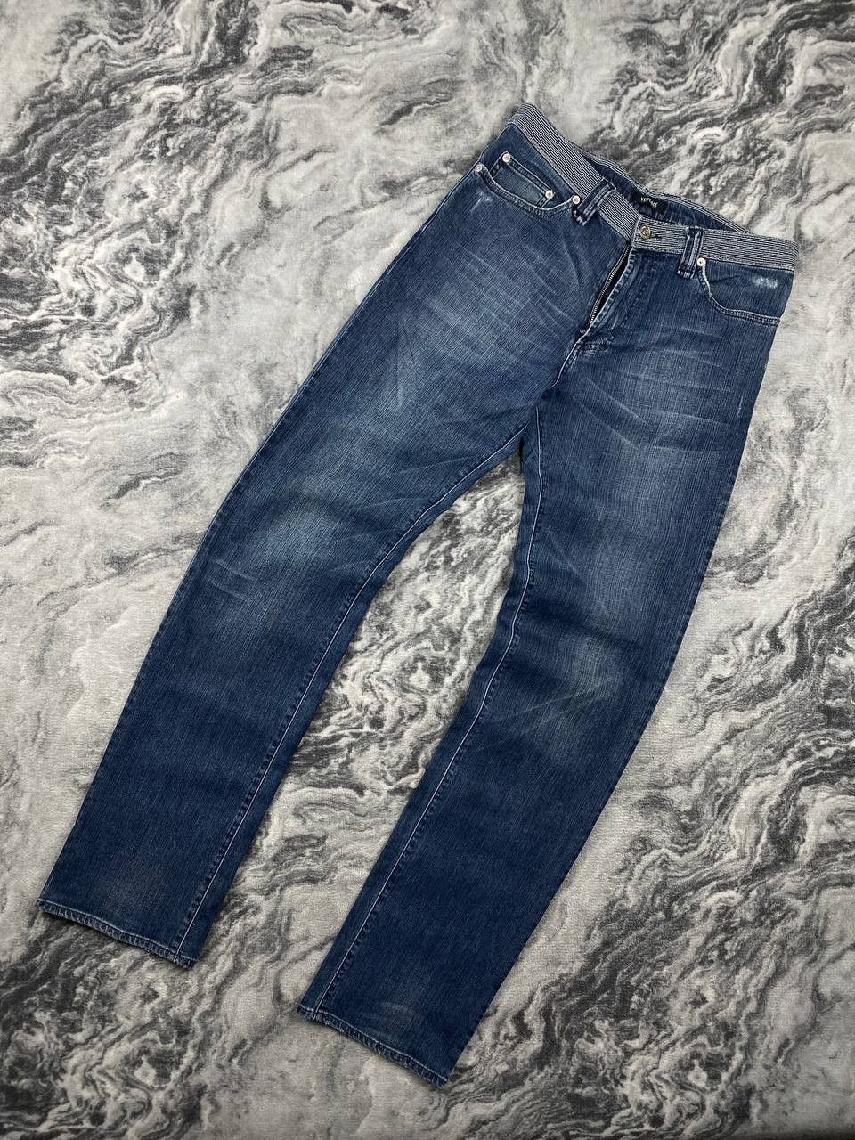 Versace Vintage Versace Jeans Denim Big Logo Men Size 33 Blue Size US 33 - 6 Thumbnail