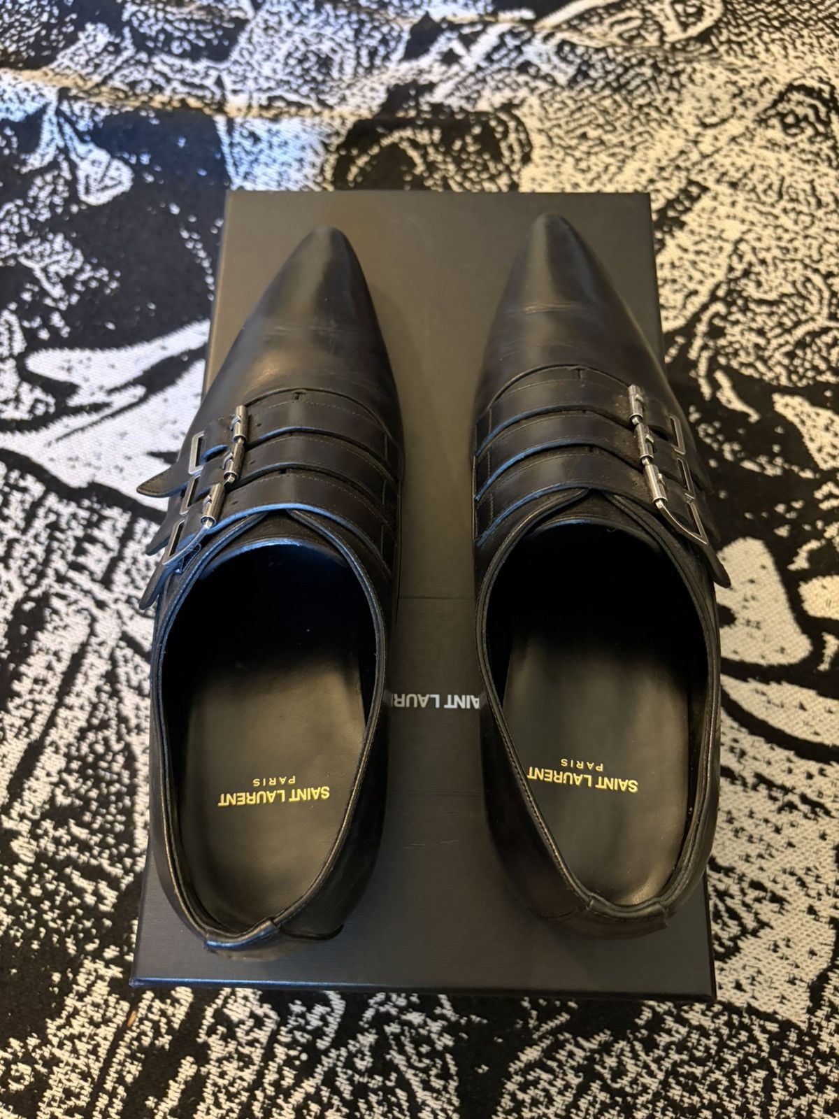 Saint Laurent Paris Saint Laurent Belt Strap Derby Size US 8 / EU 41 - 2 Thumbnail