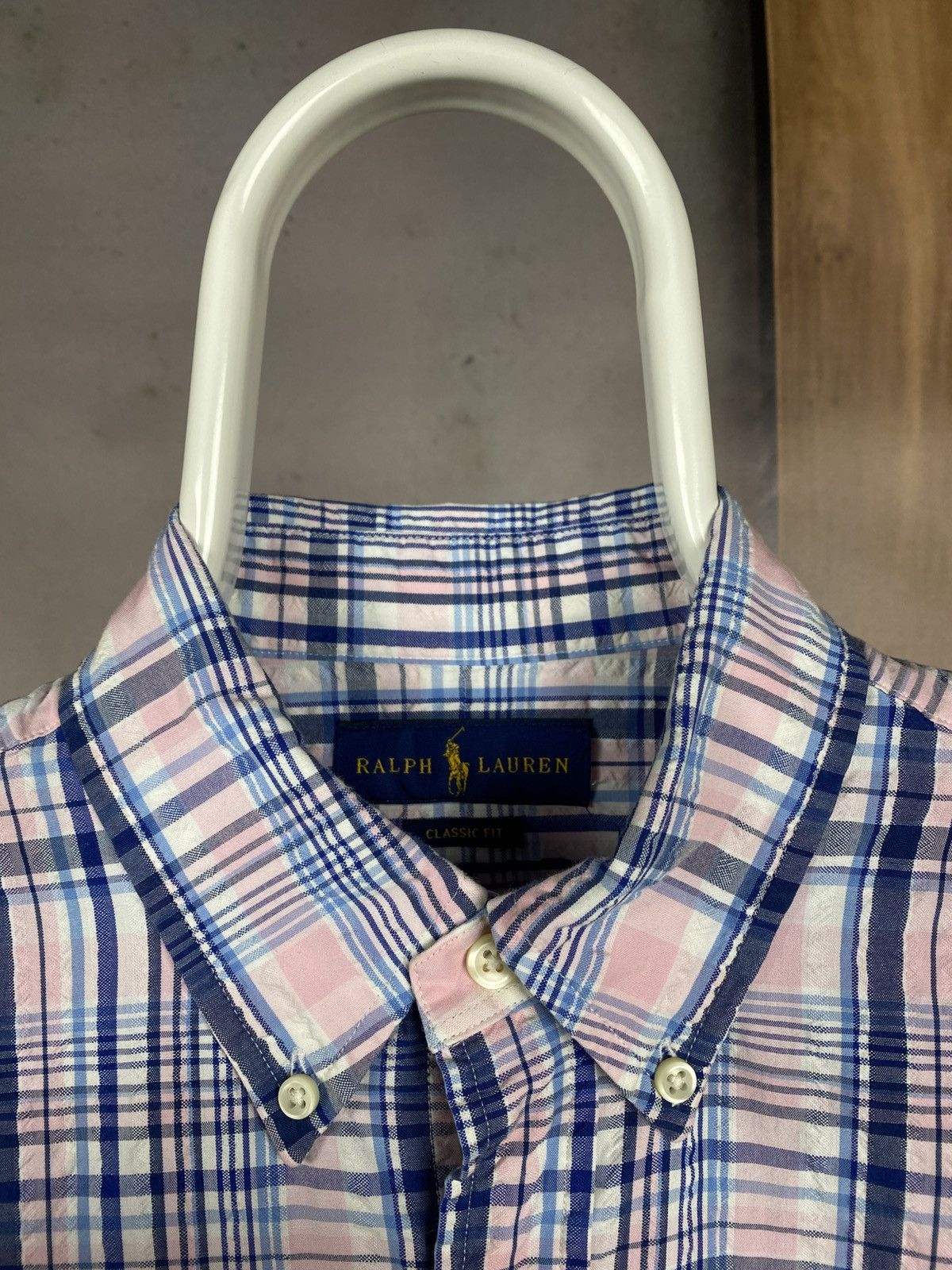 Polo Ralph Lauren 🎠Vintage Shirt Button Up Polo Ralph Lauren Flannel Pony Tee🎠 Size US L / EU 52-54 / 3 - 6 Thumbnail