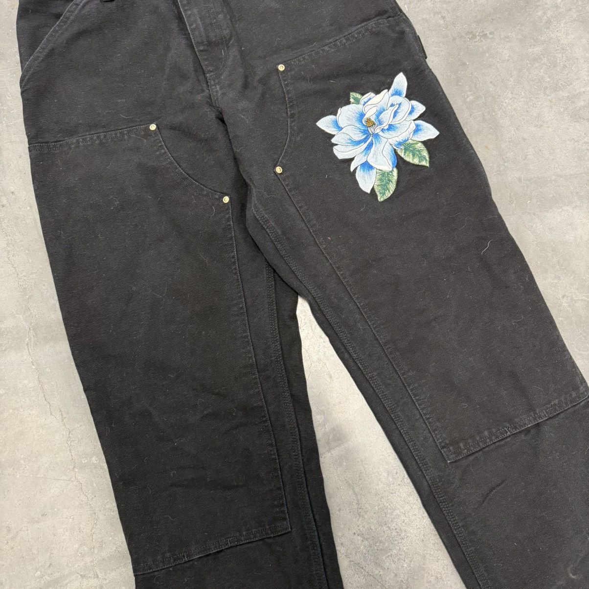 Awake NY × Carhartt × Carhartt Wip RARE AWAKE NY X CARHARTT WIP DOUBLE KNEE EMBROIDERED PANTS Size US 32 / EU 48 - 8 Thumbnail