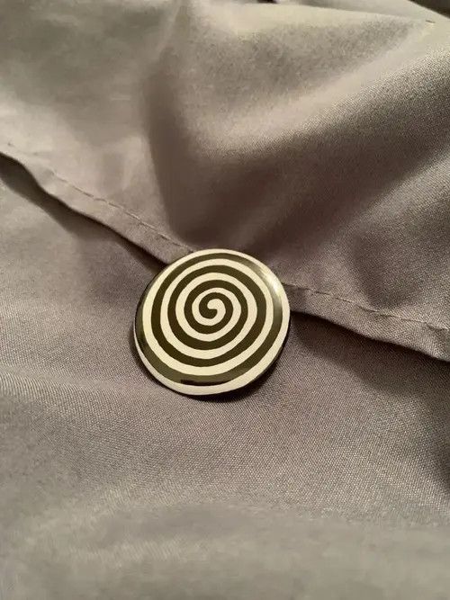 Jewelry Spiral Soft Button Pin Size ONE SIZE - 2 Thumbnail